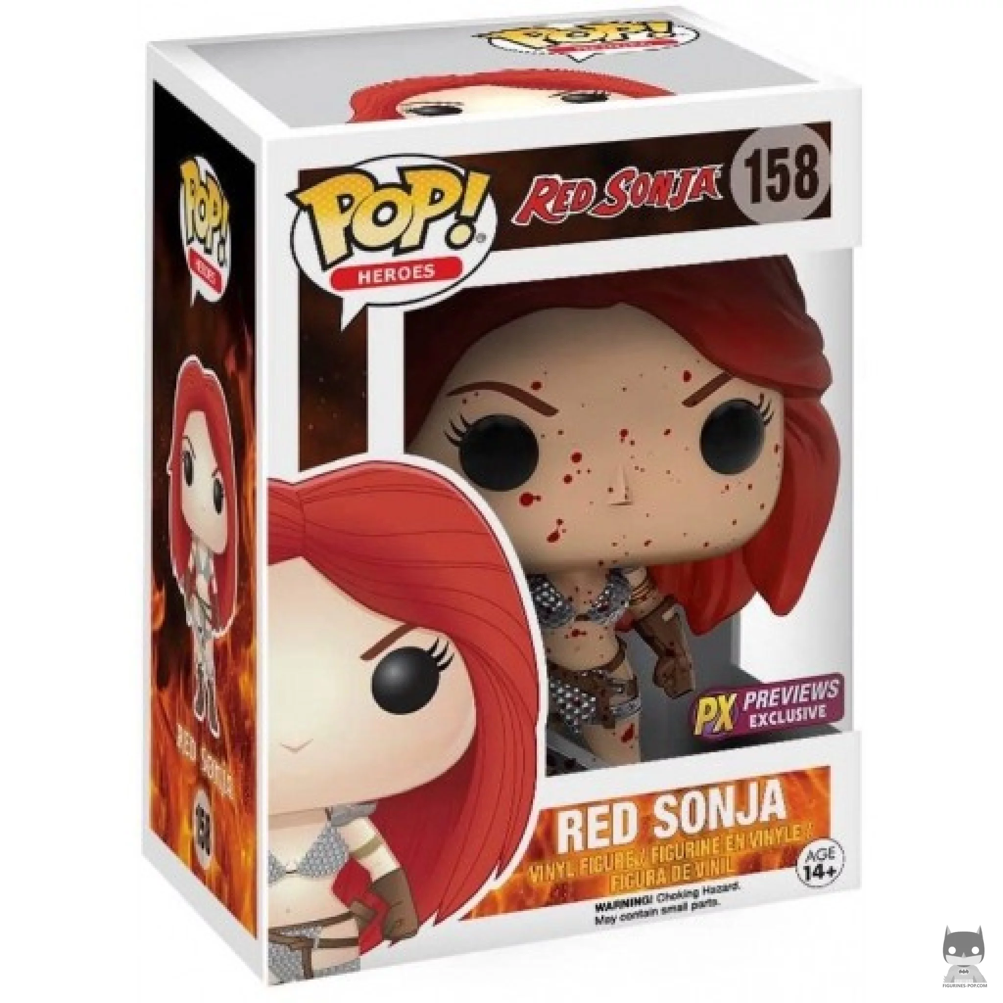 Figura Funko Pop! Red Sonja (Ensangrentado) en su caja