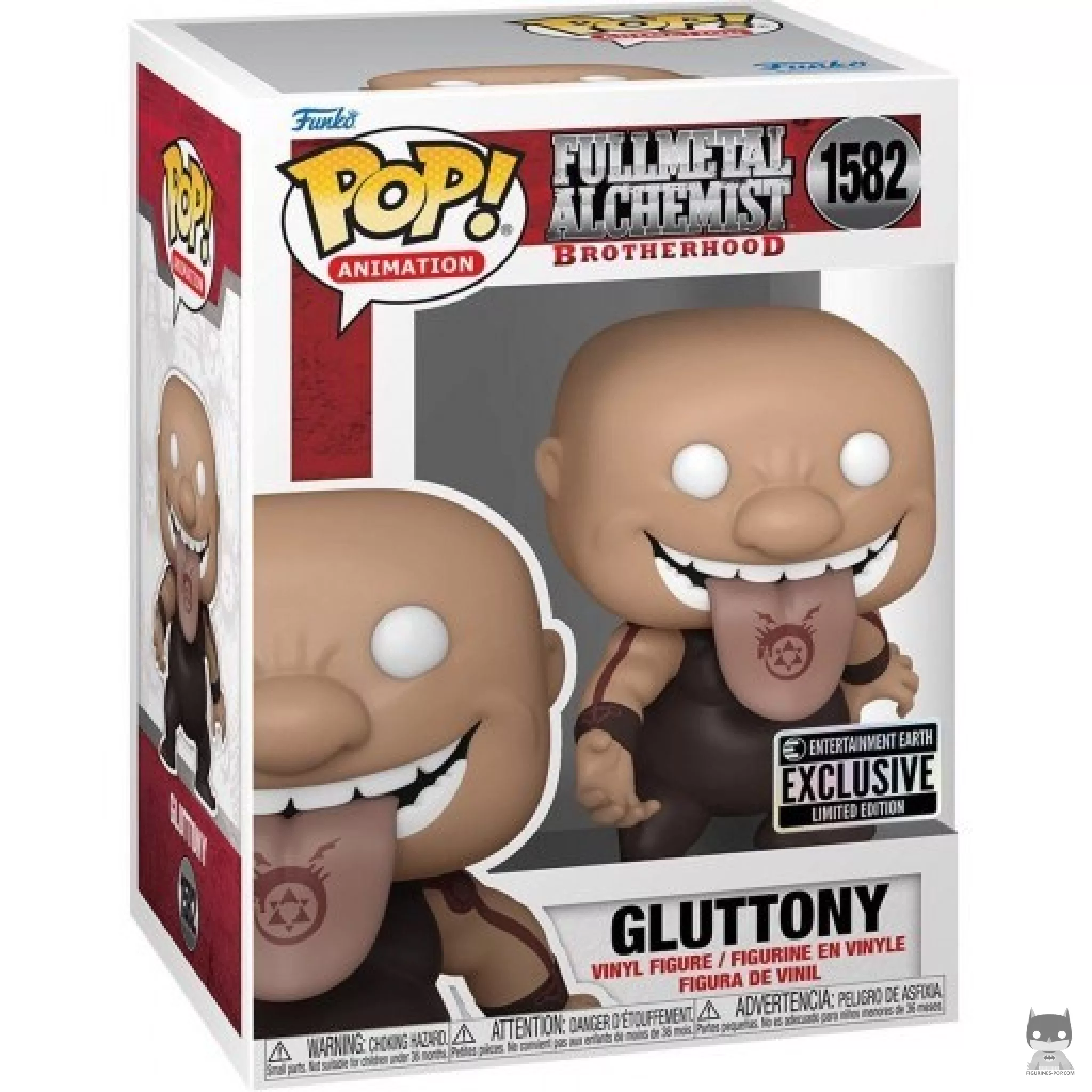 Figura Funko Pop! Gula en su caja