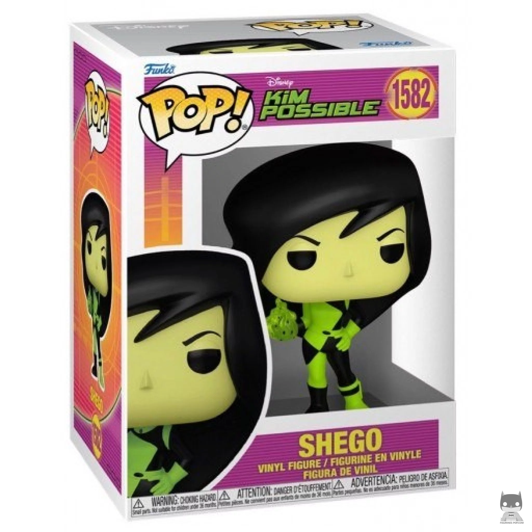 Figura Funko Pop! Shego en su caja