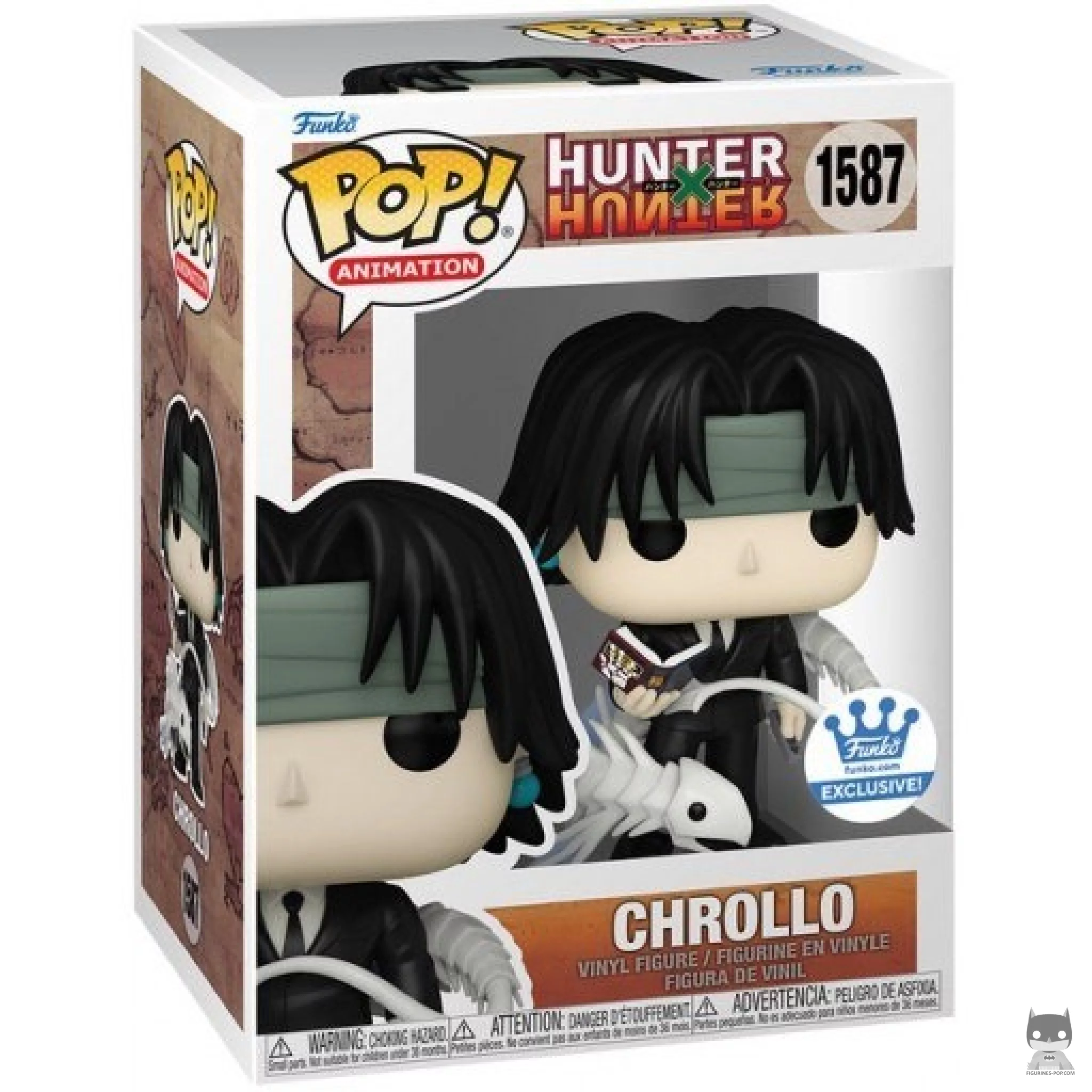 Figura Funko Pop! Chrollo en su caja