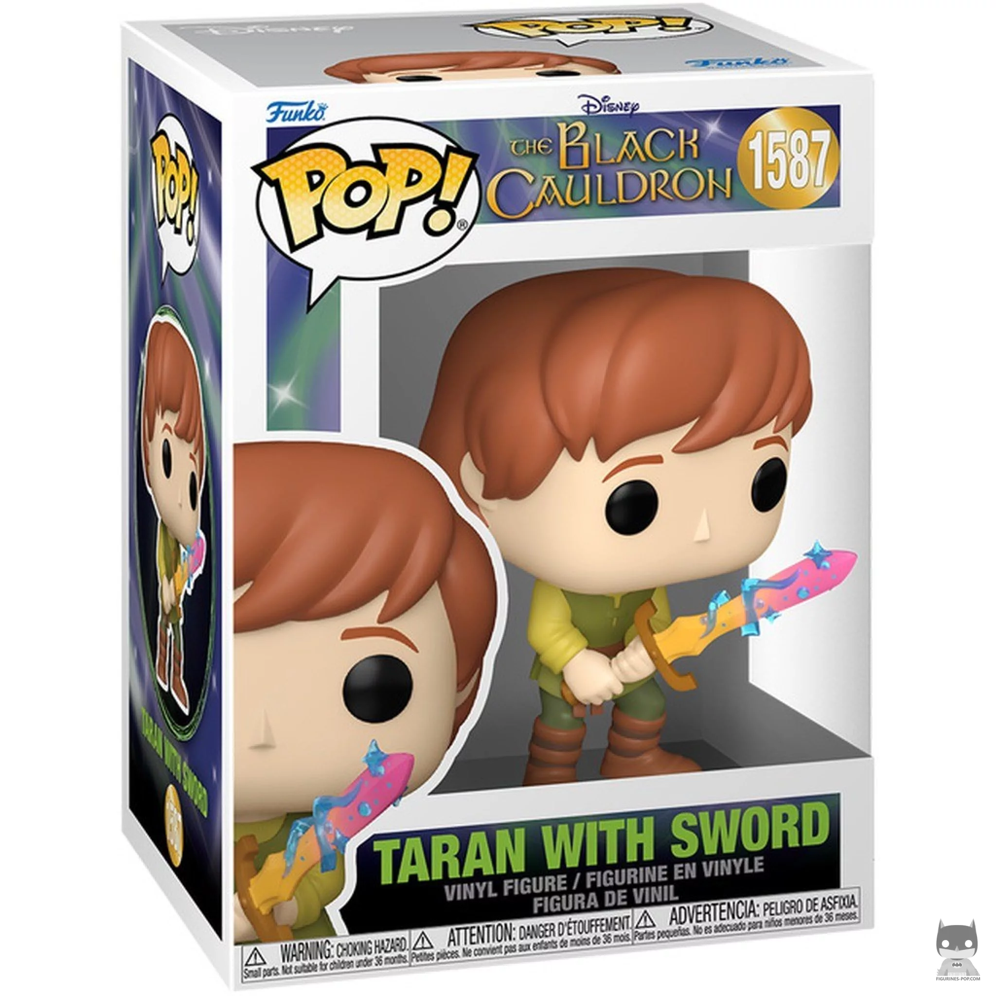 Figura Funko Pop! Taran con espada en su caja