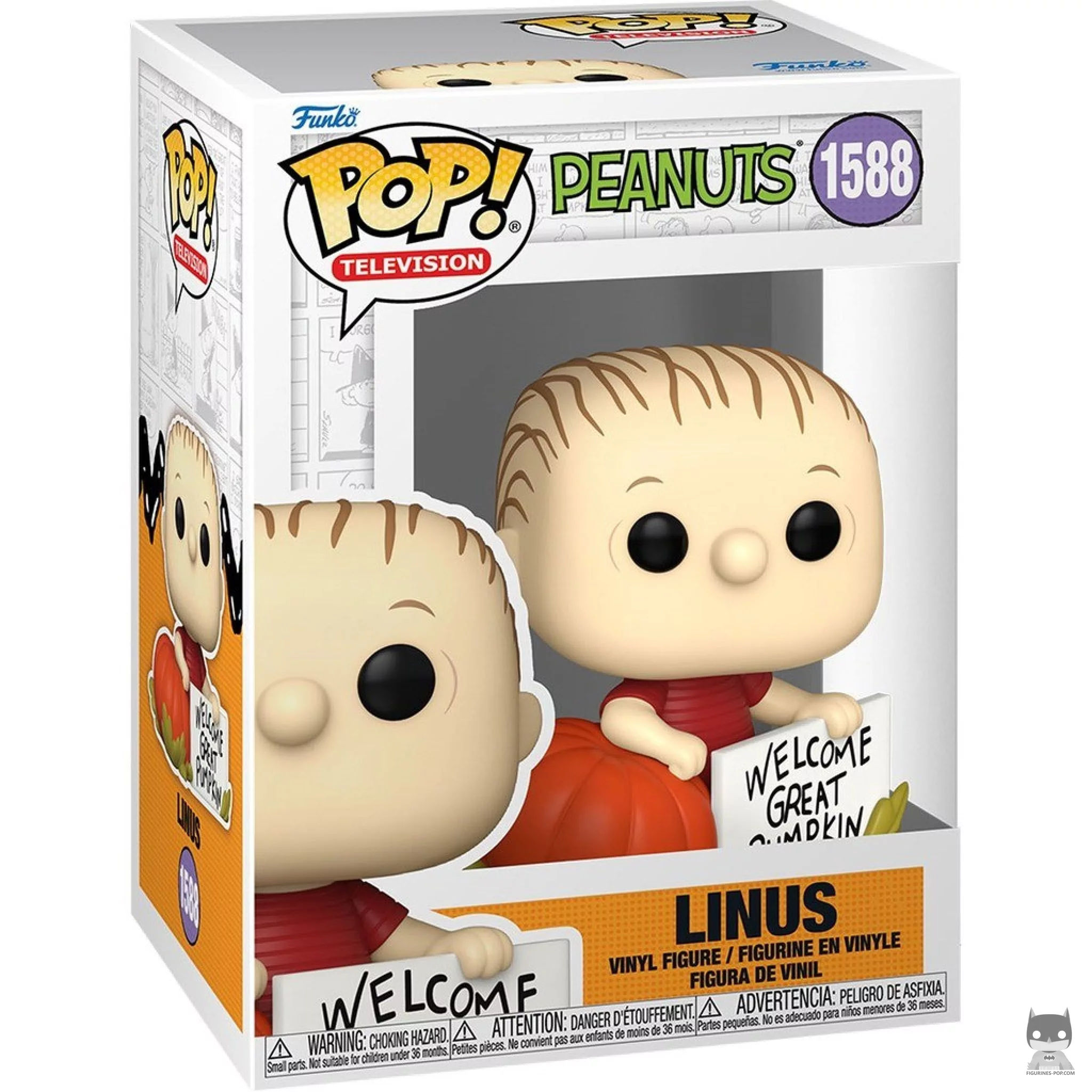 Figura Funko Pop! Linus en su caja