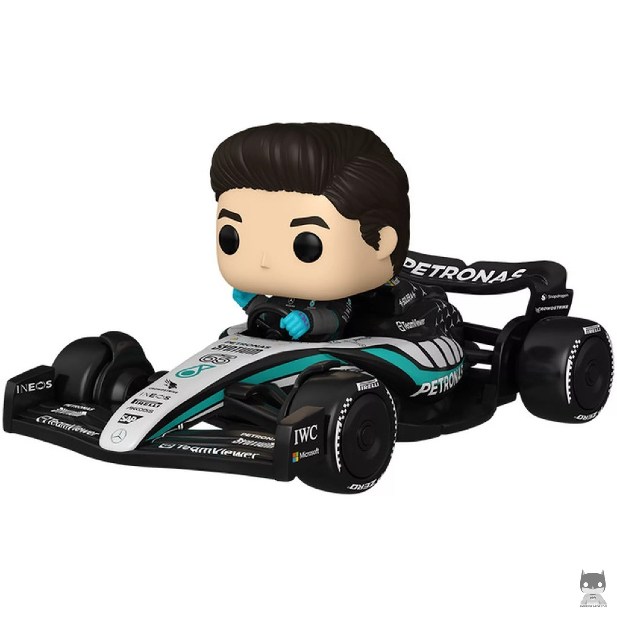 Figura Funko Pop! George Russell con el Mercedes AMG F1 (Fórmula 1)