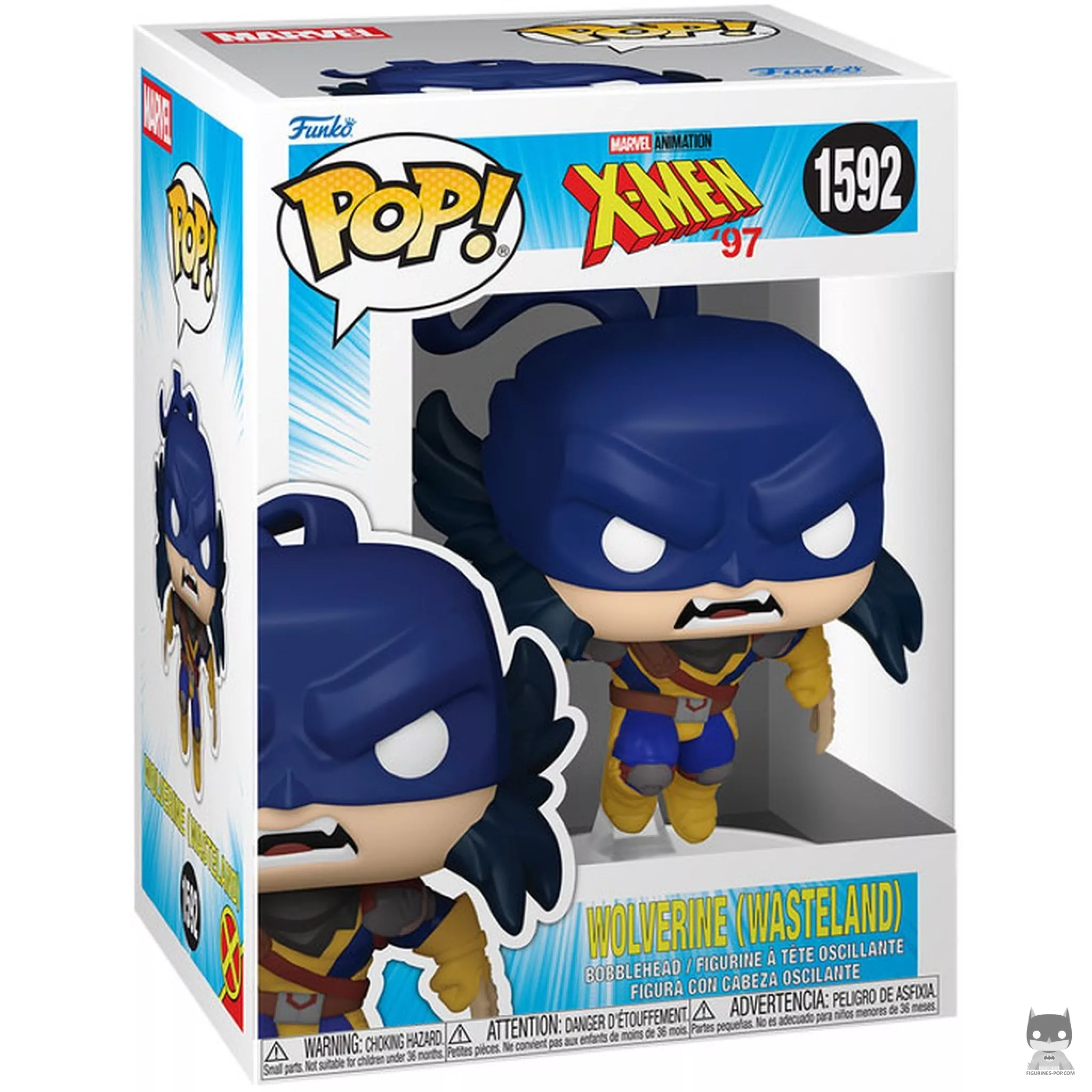 Figura Funko Pop! Lobezno (Wasteland) en su caja