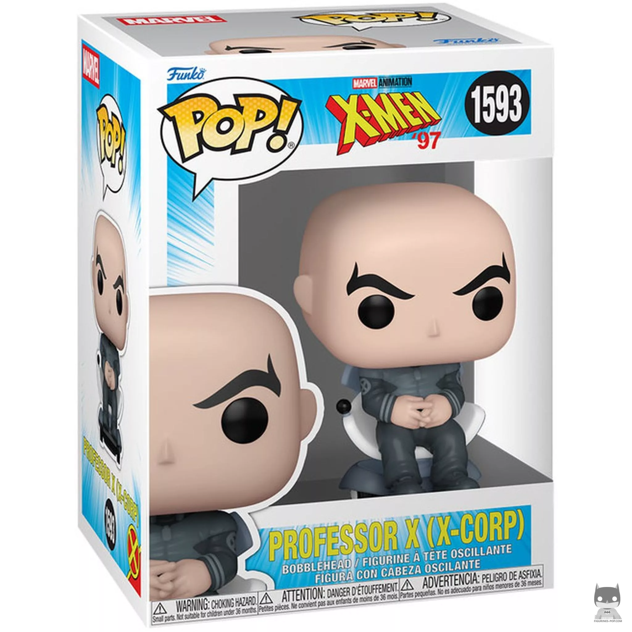 Figura Funko Pop! Profesor X (X-Corp) en su caja