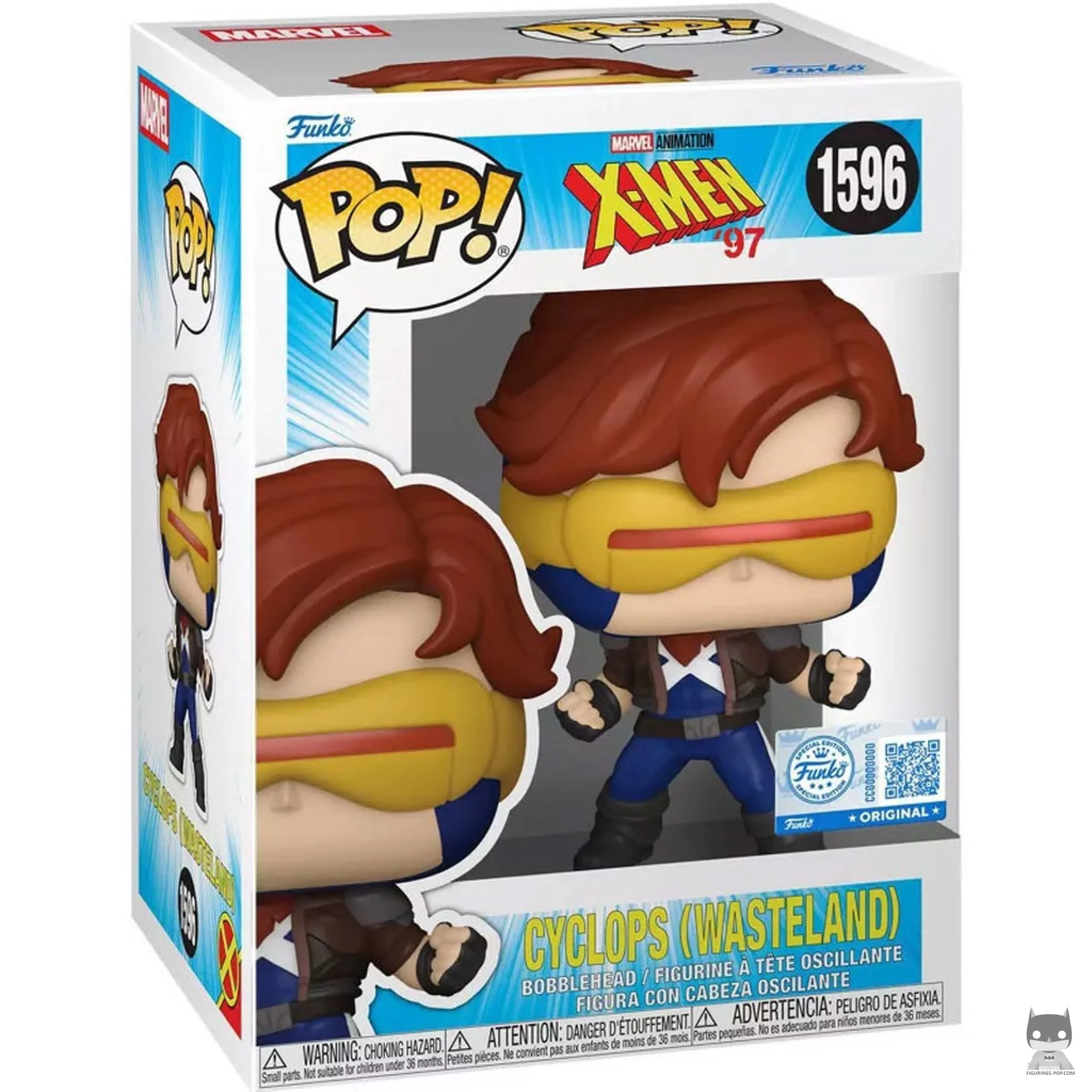 Figura Funko Pop! Cíclope (Wasteland) en su caja