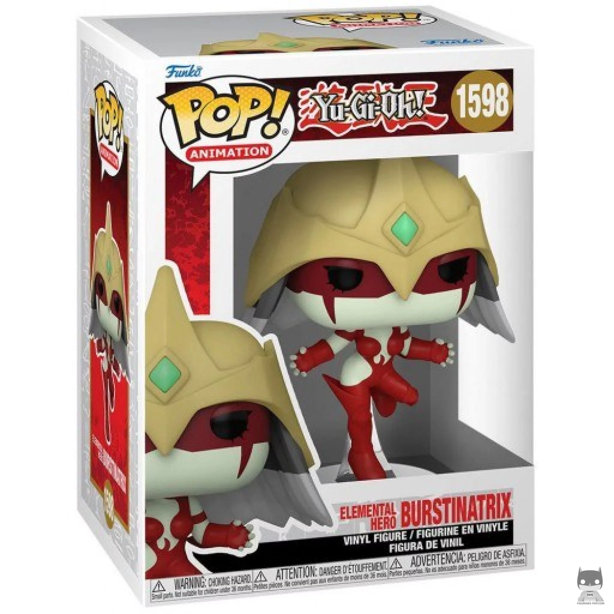Figura Funko Pop! Héroe Elemental Burstinatrix en su caja