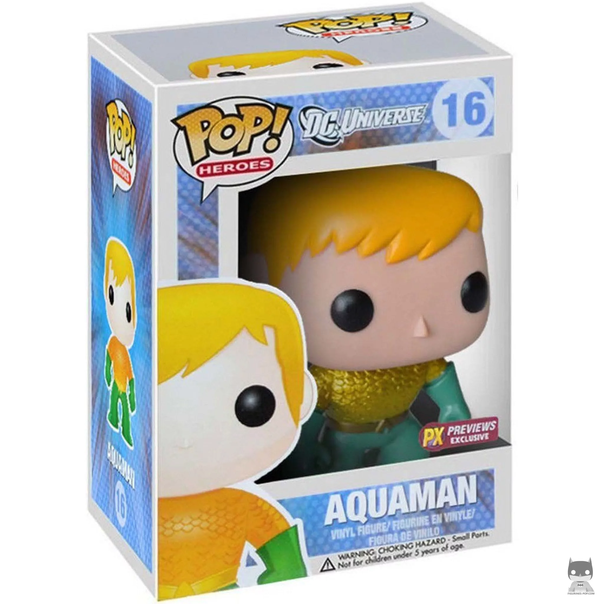 Figura Funko Pop! Aquaman (Traje de Los Nuevos 52) en su caja