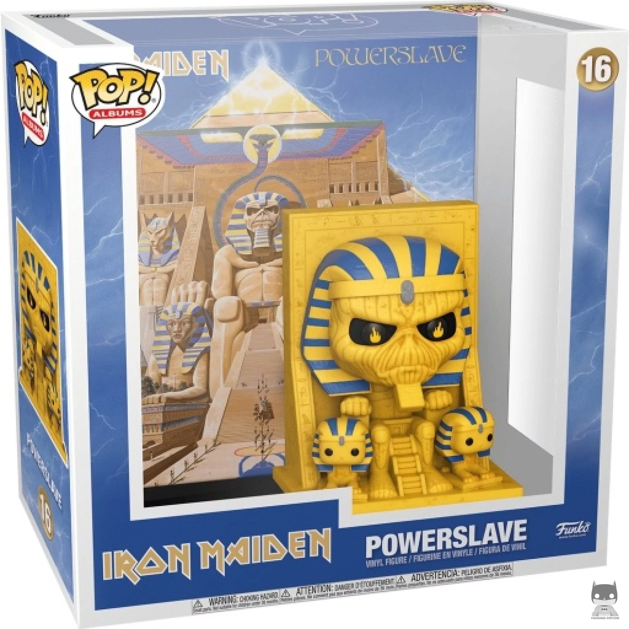 Figura Funko Pop! Iron Maiden : Powerslave en su caja