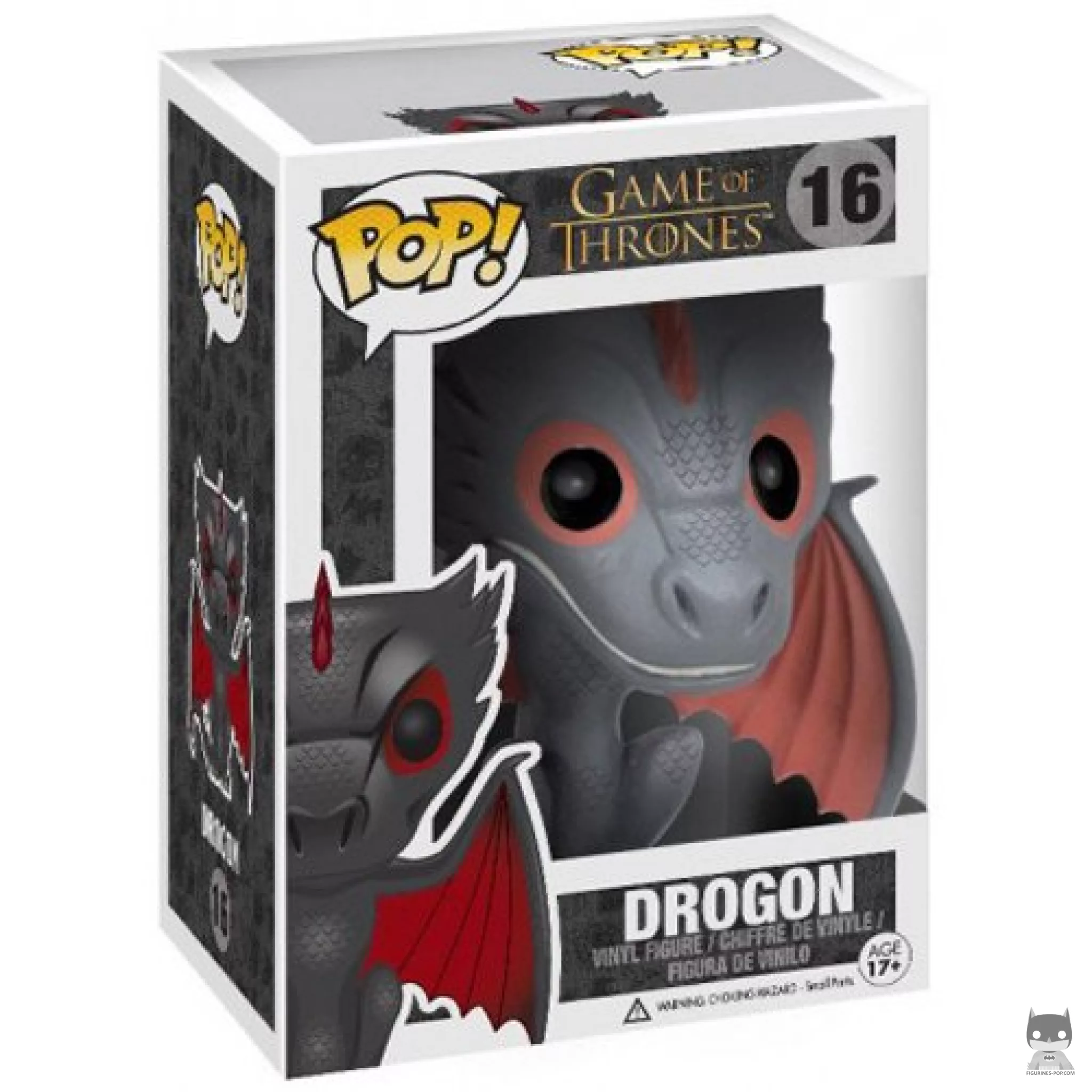 Figura Funko Pop! Drogon en su caja