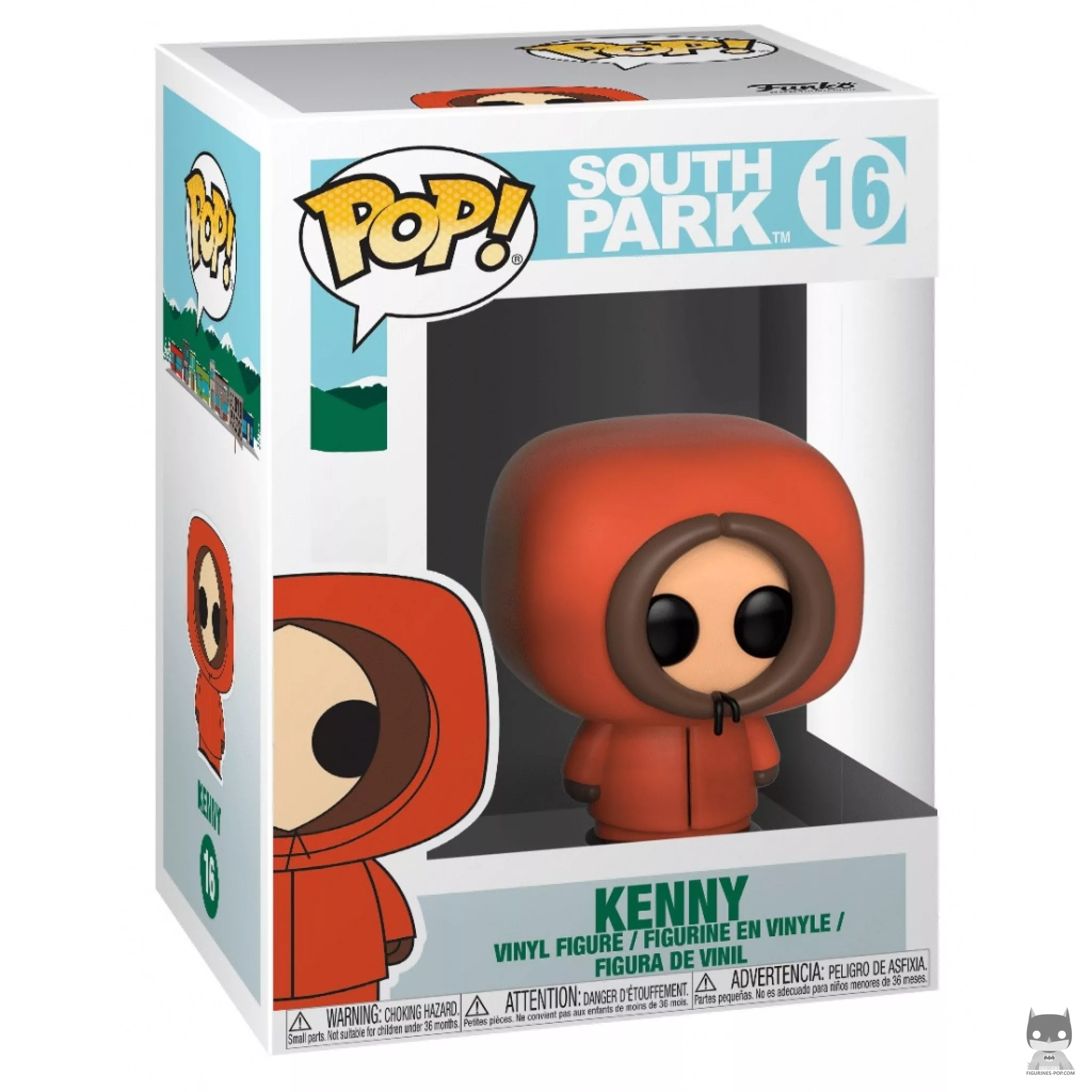 Figura Funko Pop! Kenny McCormick en su caja
