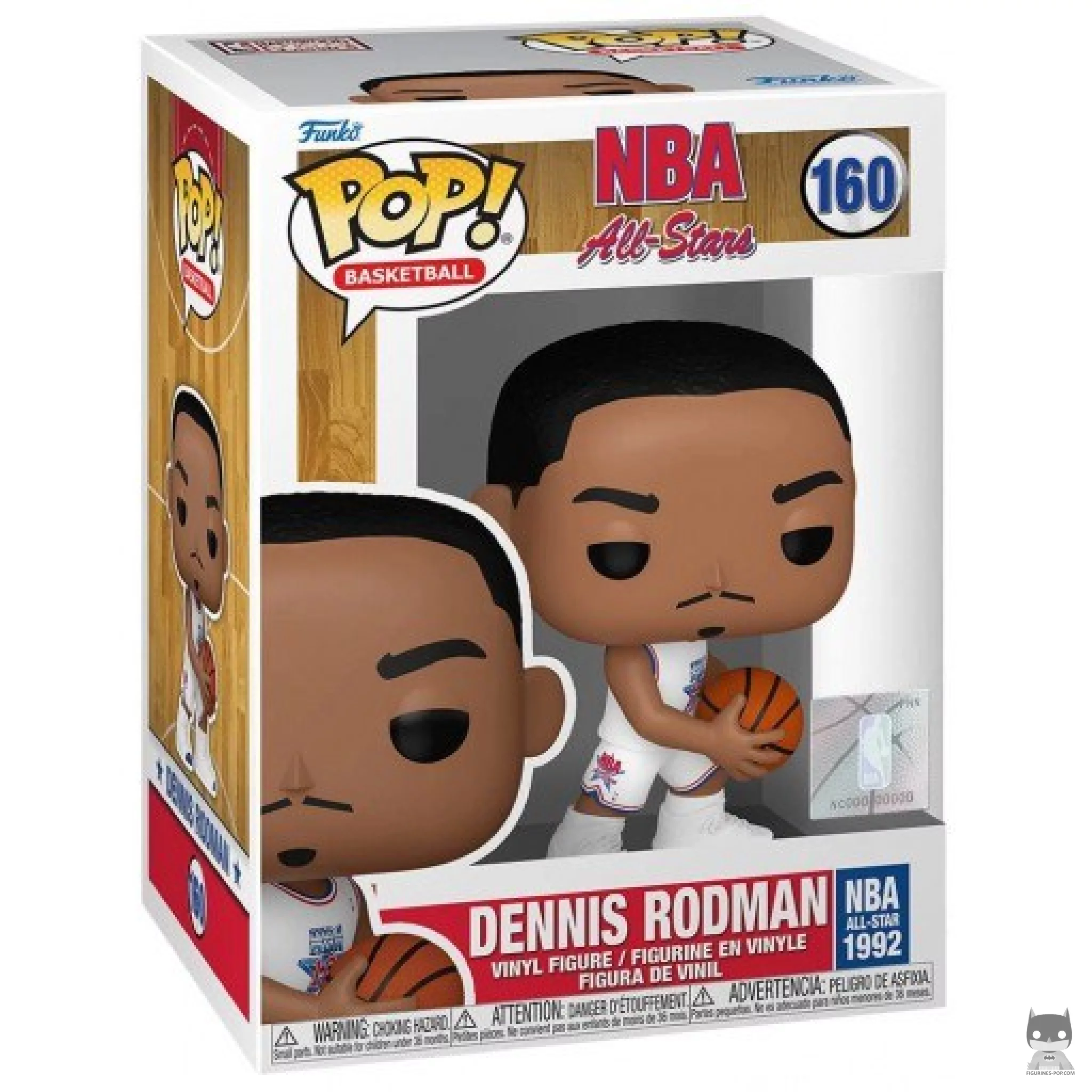 Figura Funko Pop! Dennis Rodman en su caja
