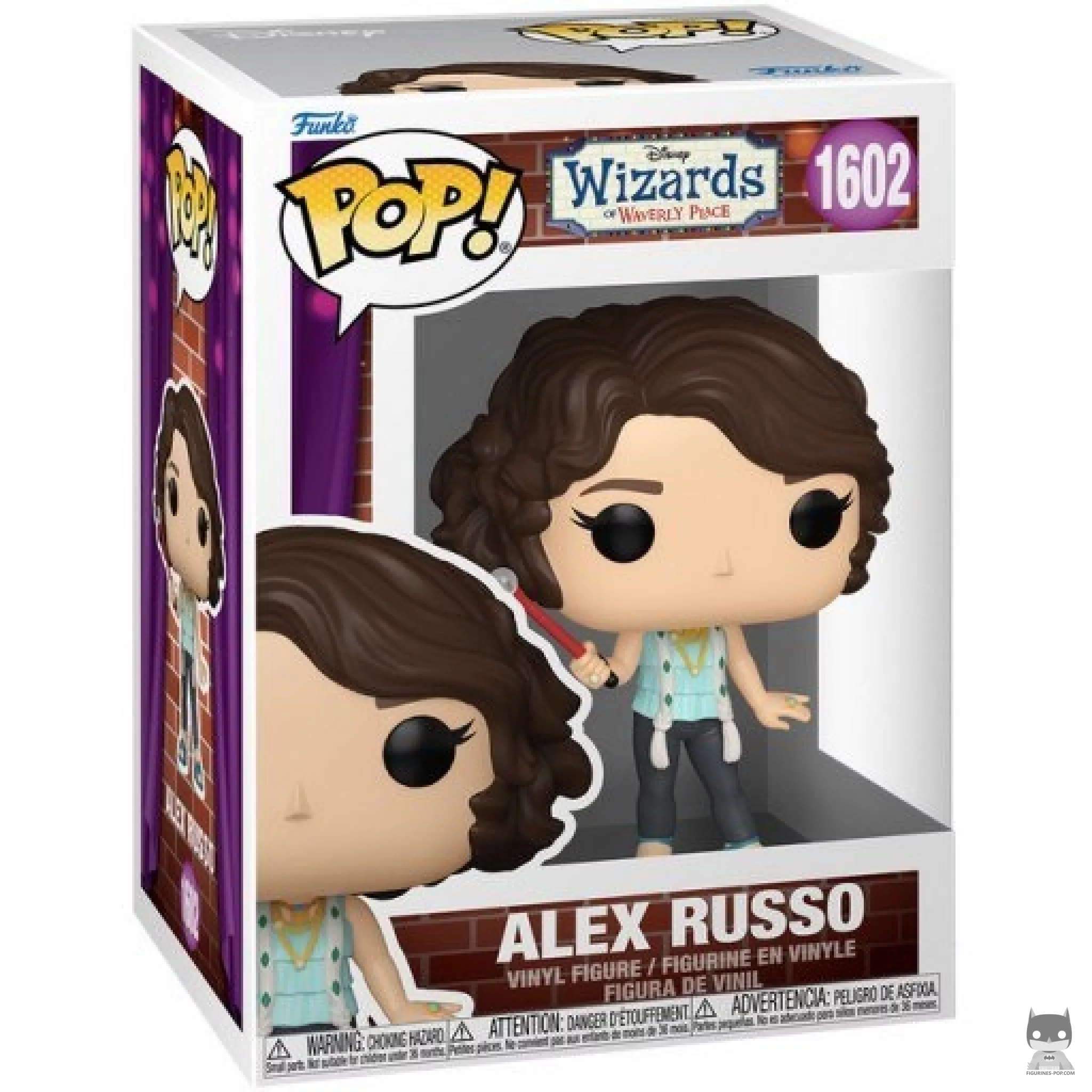 Figura Funko Pop! Alex Russo en su caja