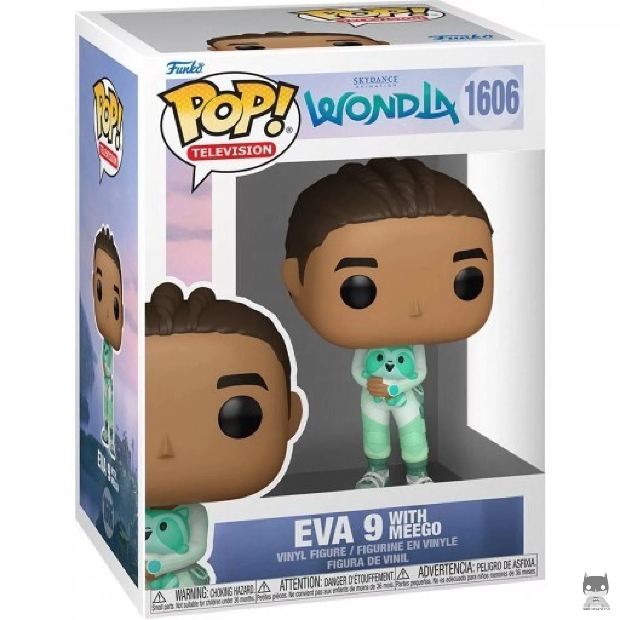 Figura Funko Pop! Eva 9 con Meego en su caja