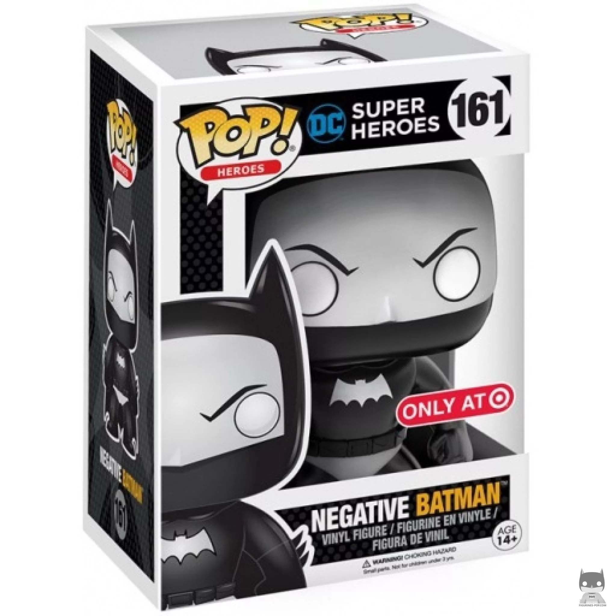 Figura Funko Pop! Batman negativo en su caja