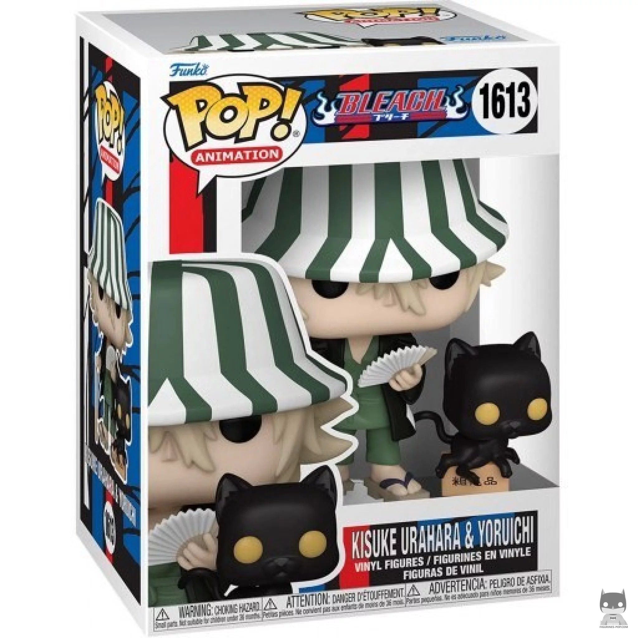 Figura Funko Pop! Kisuke Urahara & Yoruichi en su caja