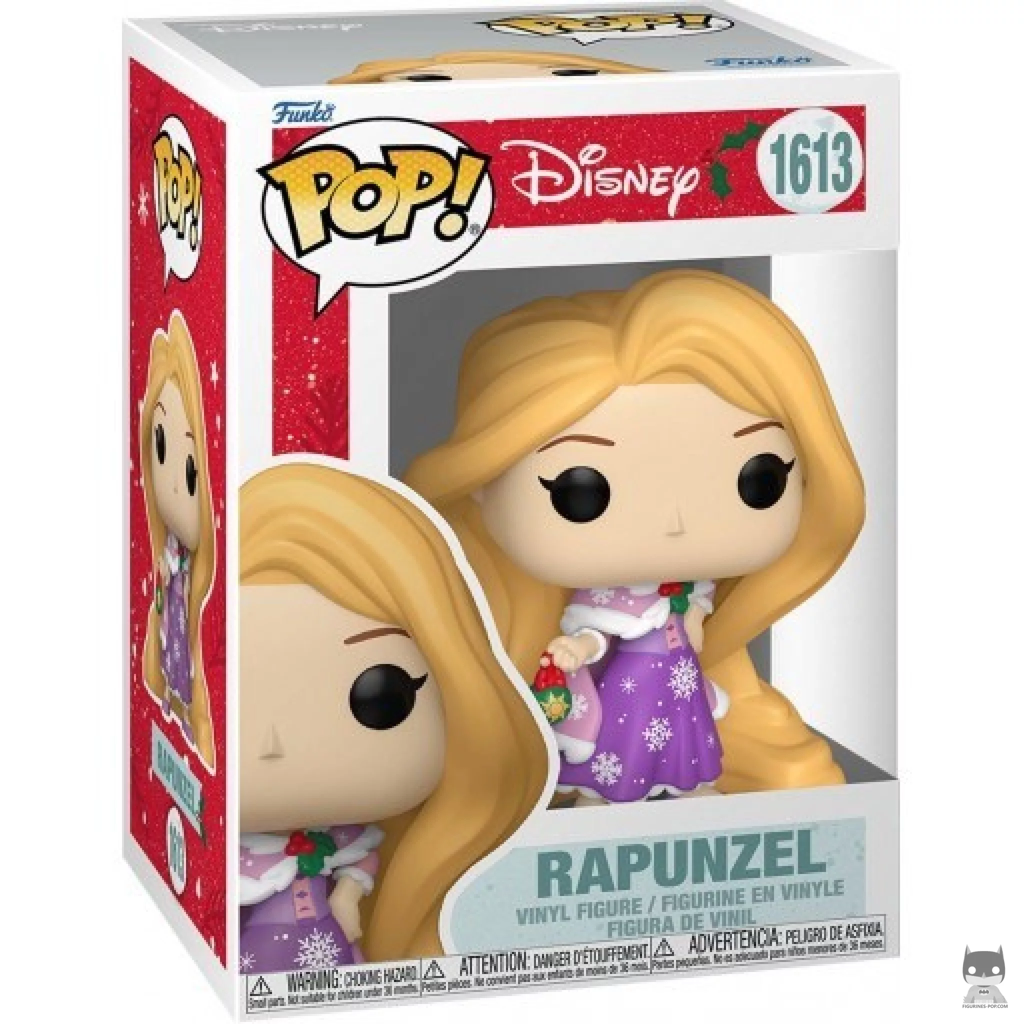 Figura Funko Pop! Rapunzel (Navidad) en su caja