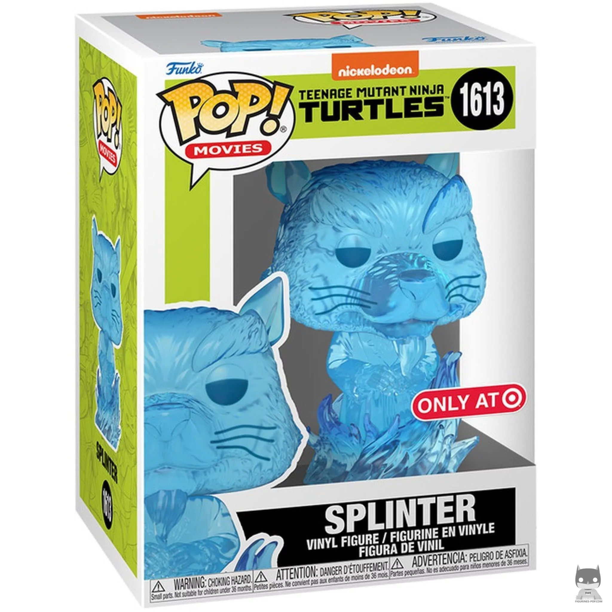Figura Funko Pop! Splinter (Translúcido) en su caja