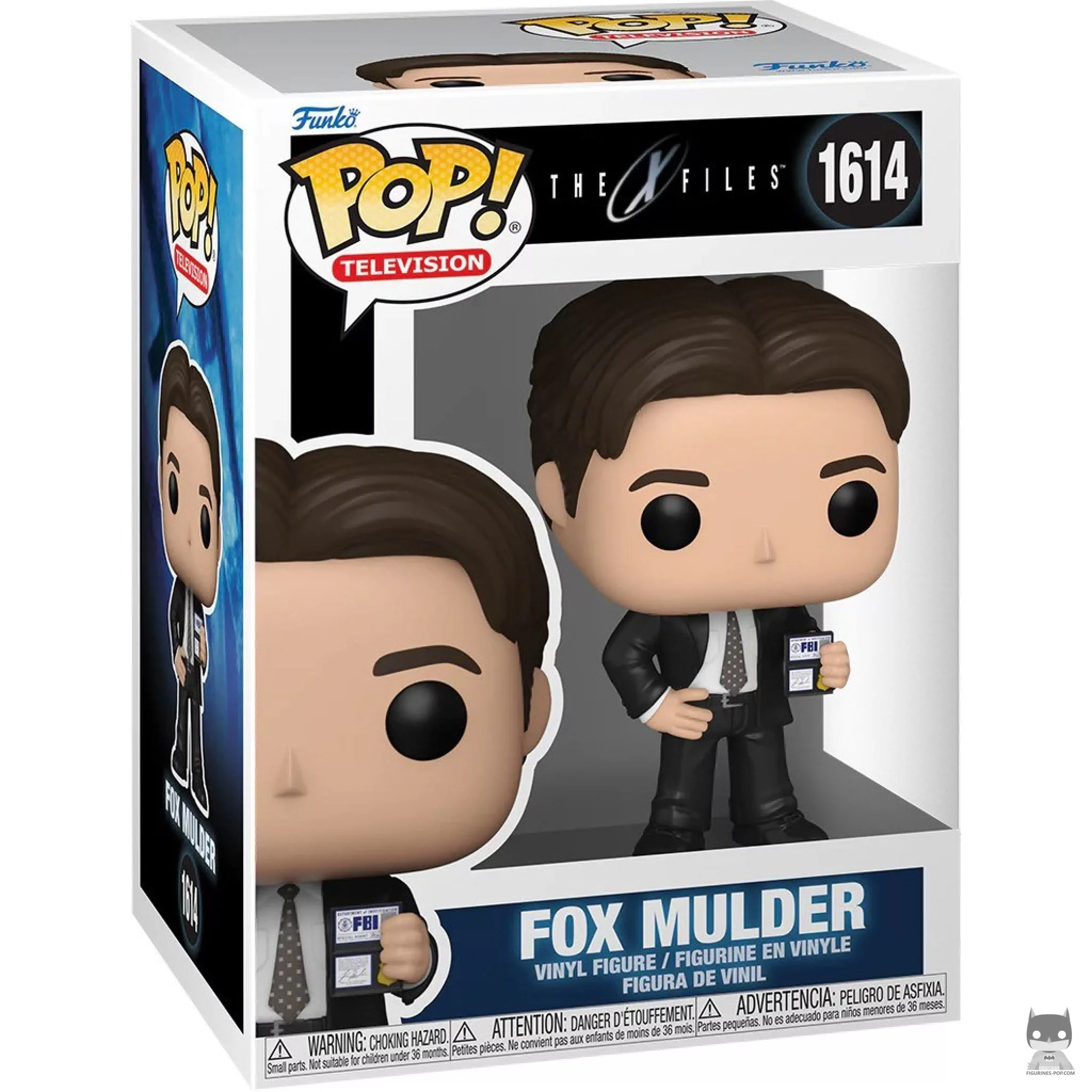 Figura Funko Pop! Fox Mulder en su caja