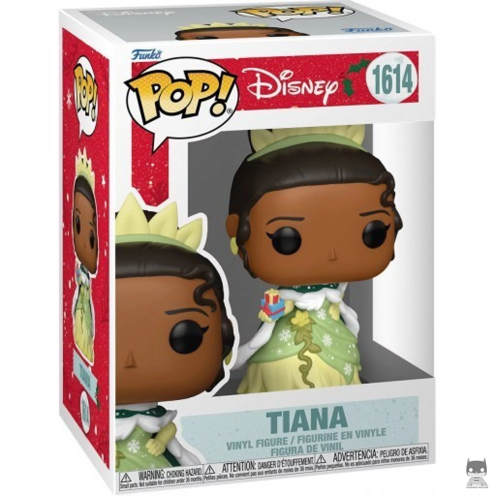 Figura Funko Pop! Tiana (Navidad) en su caja