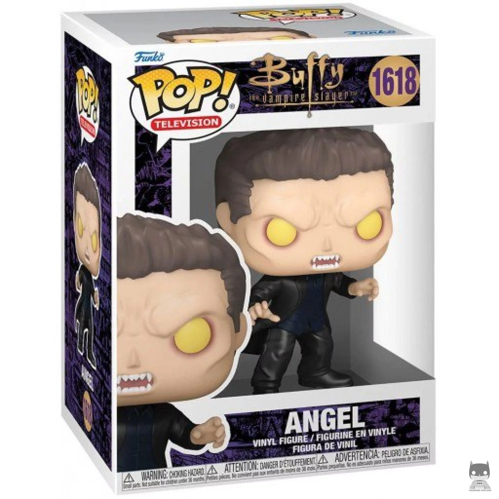 Figura Funko Pop! Angel (Vampiro) en su caja