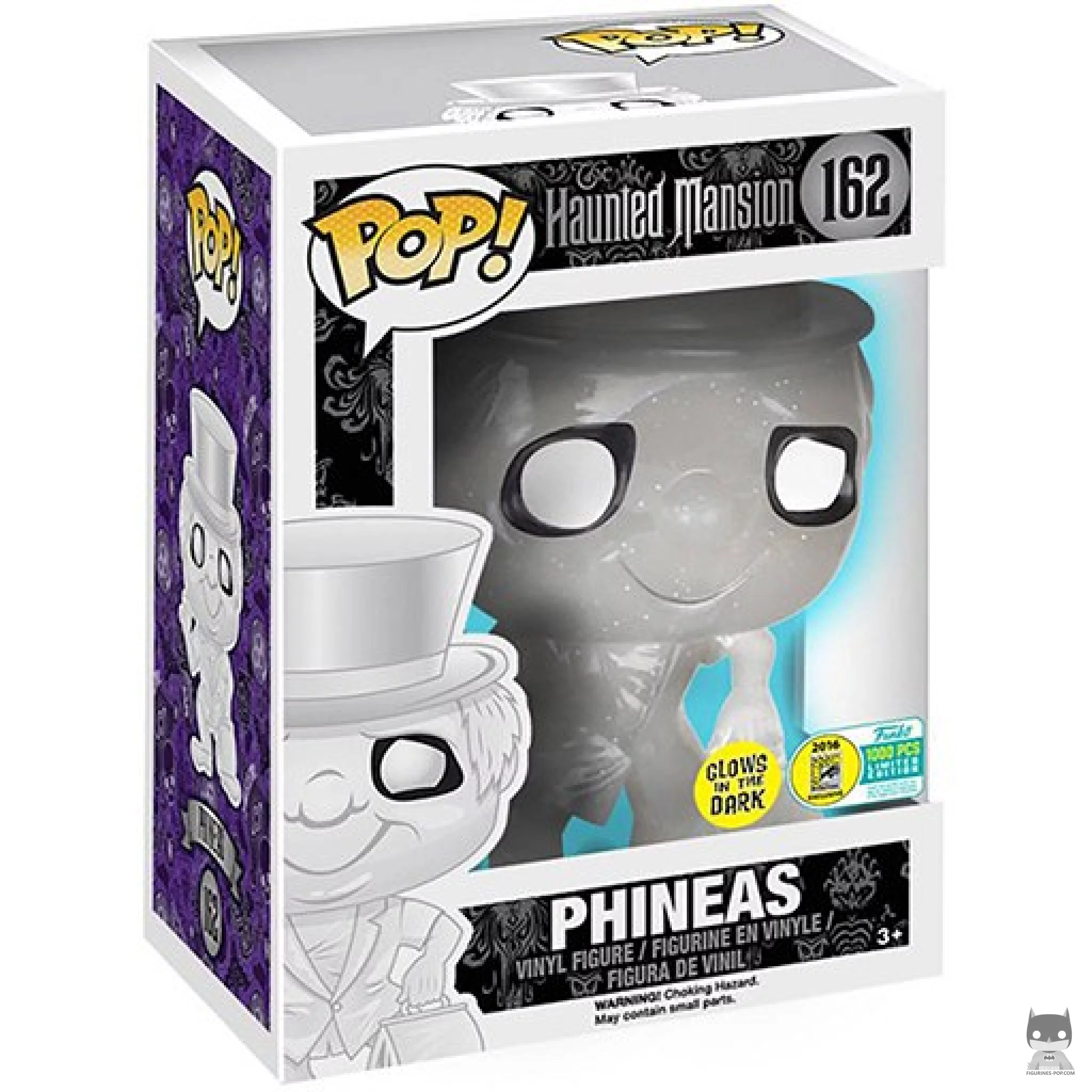 Figura Funko Pop! Phineas (Blanco) en su caja