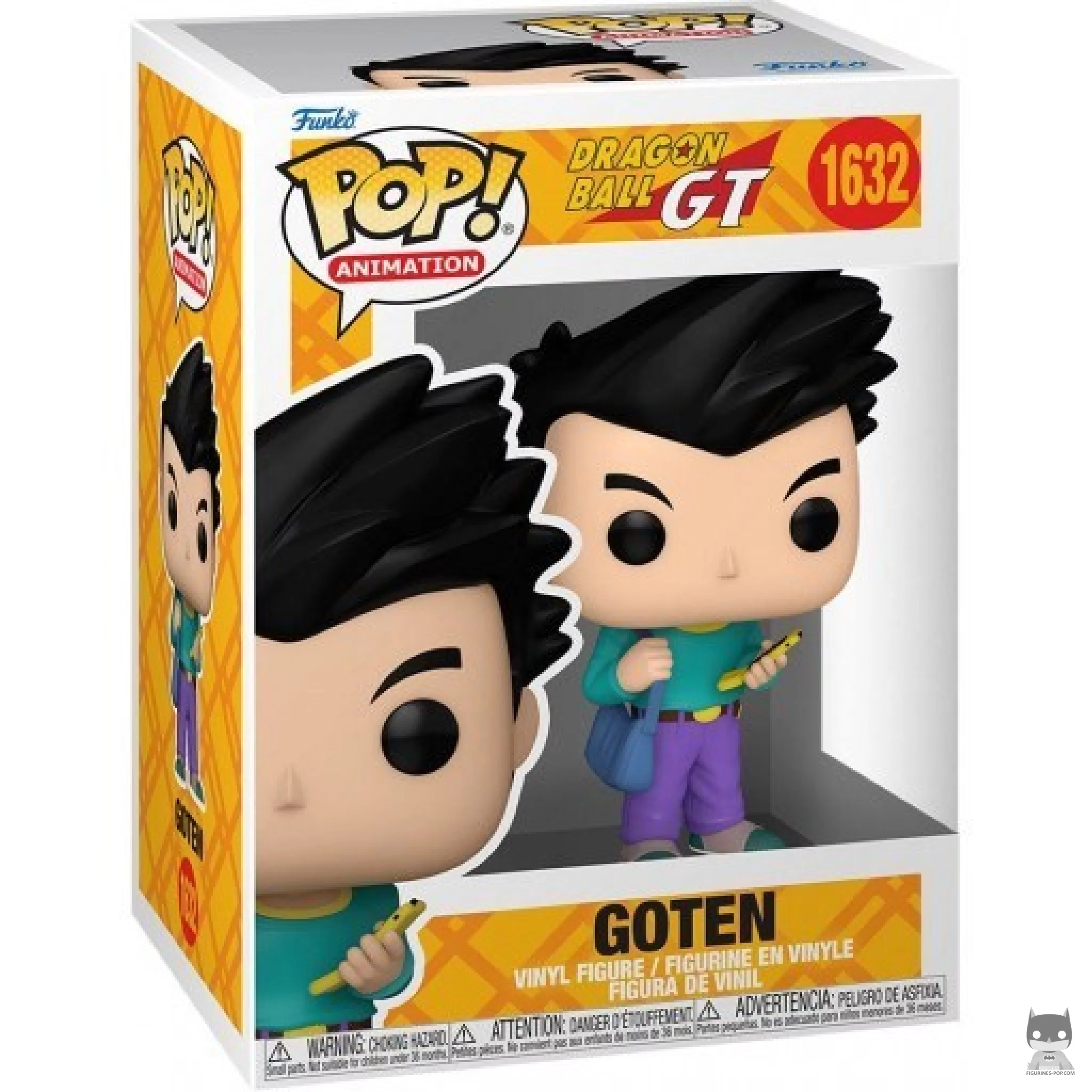 Figura Funko Pop! Goten en su caja