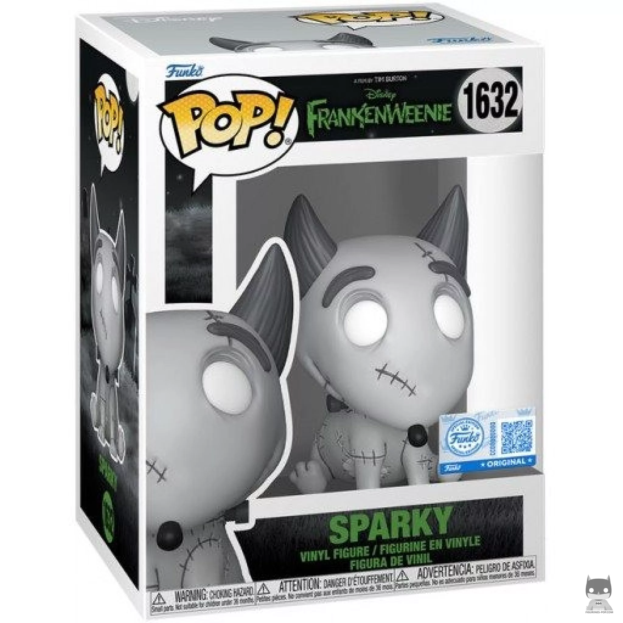 Figura Funko Pop! Sparky en su caja