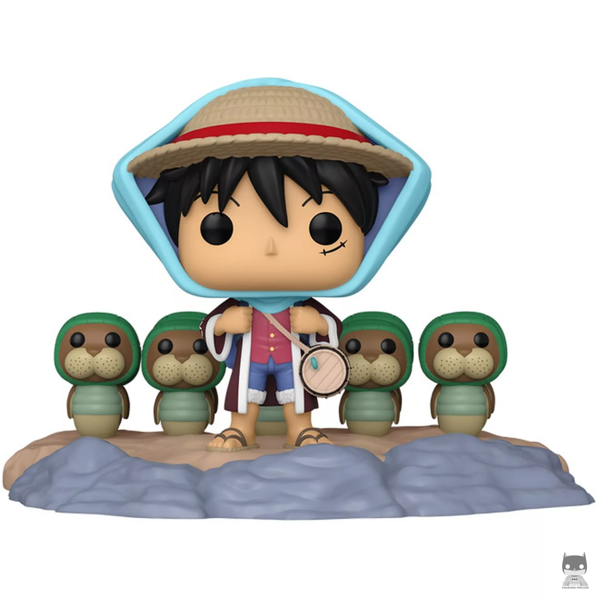 Figura Funko Pop! Monkey D. Luffy entrena con el dugongo kung-fu (One Piece)