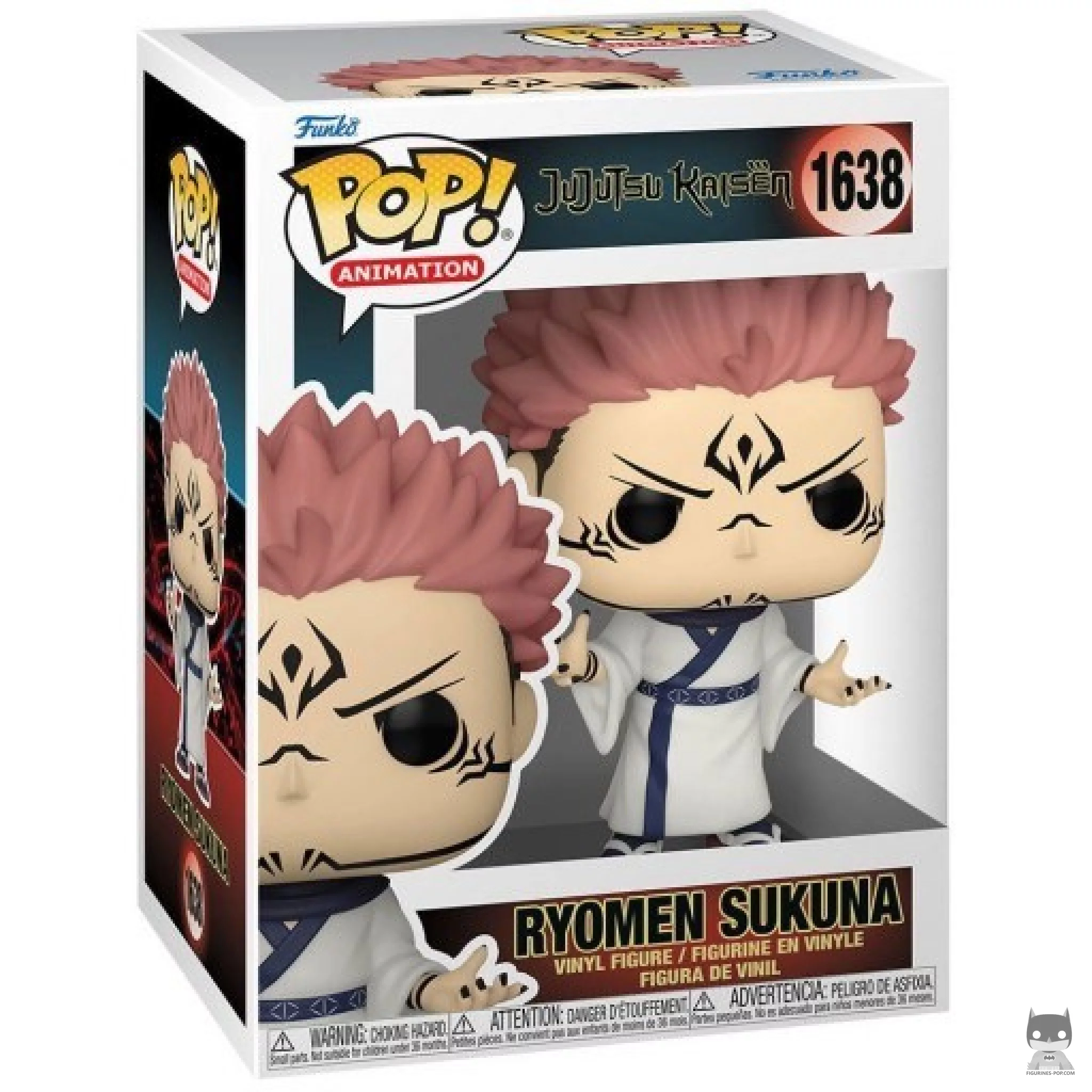 Figura Funko Pop! Ryomen Sukuna (Con túnica) en su caja