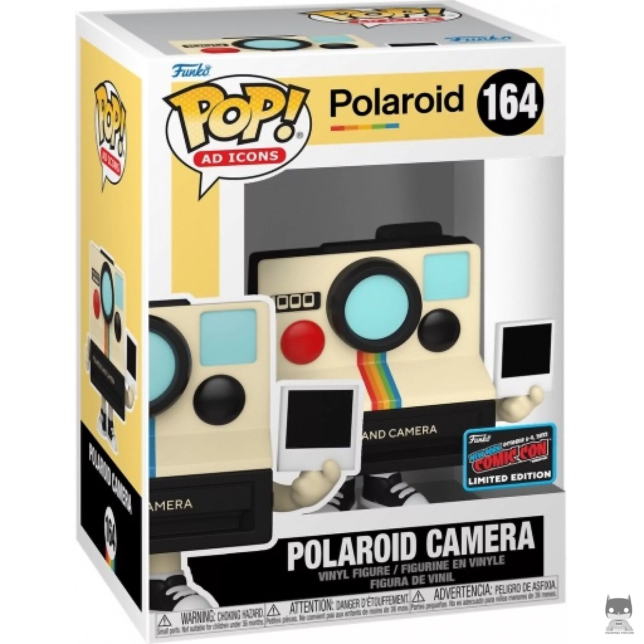 Figura Funko Pop! Cámara Polaroid en su caja