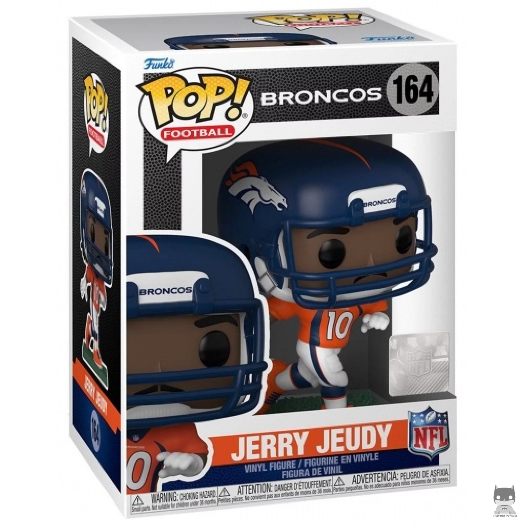 Figura Funko Pop! Jerry Jeudy en su caja