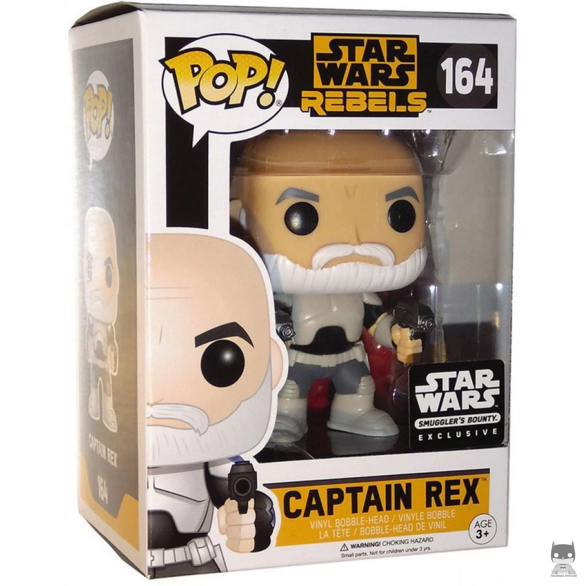 Figura Funko Pop! Captain Rex en su caja