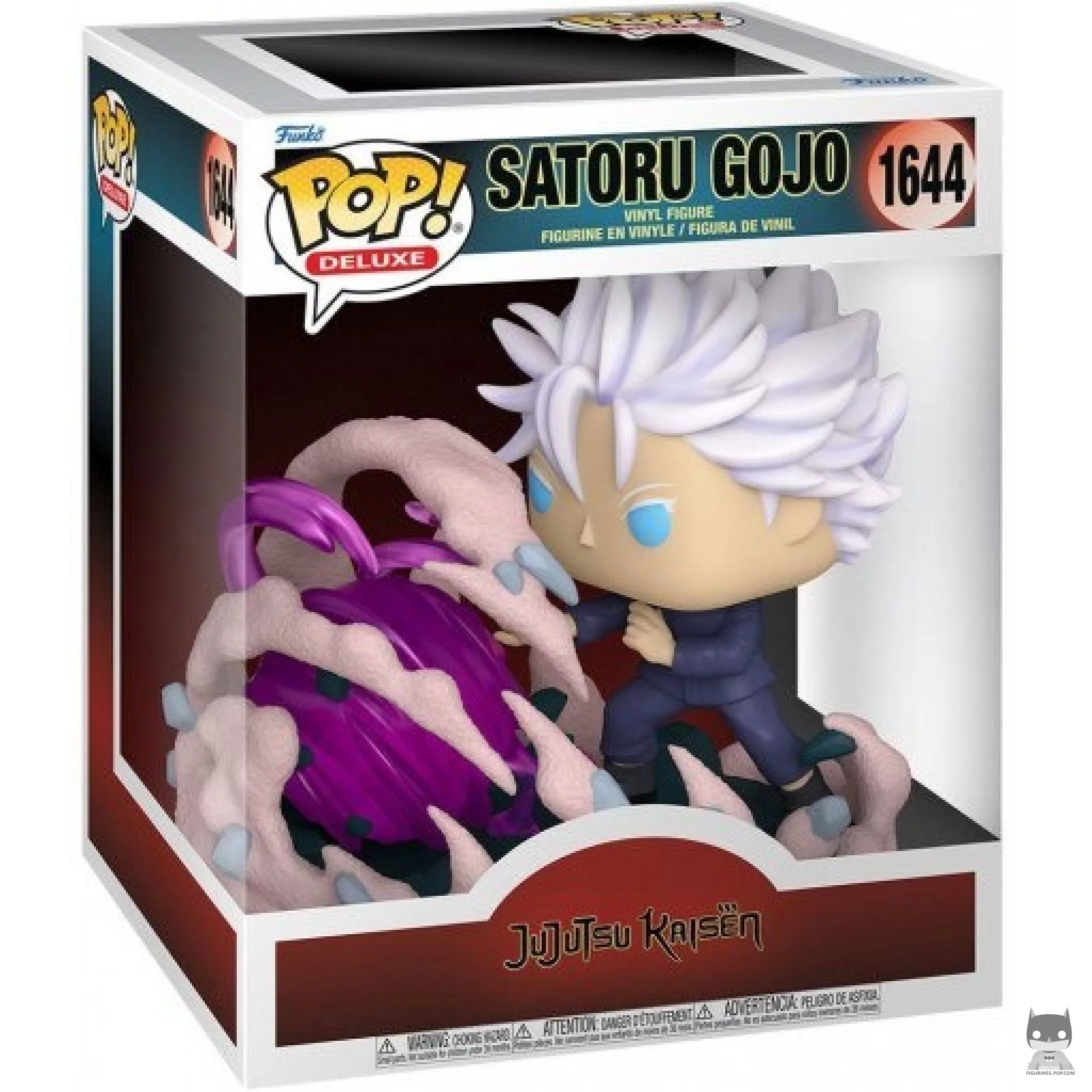 Figura Funko Pop! Satoru Gojo en su caja