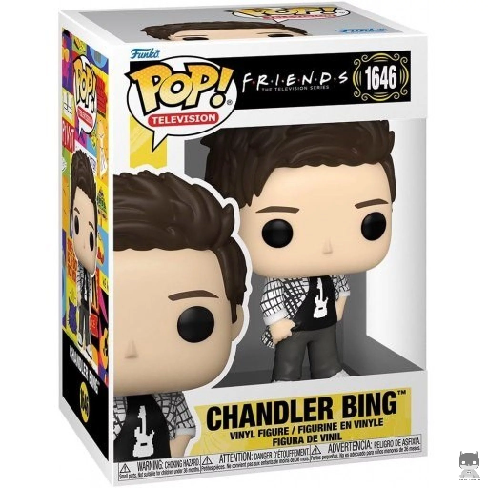 Figura Funko Pop! Chandler Bing (Universidad) en su caja