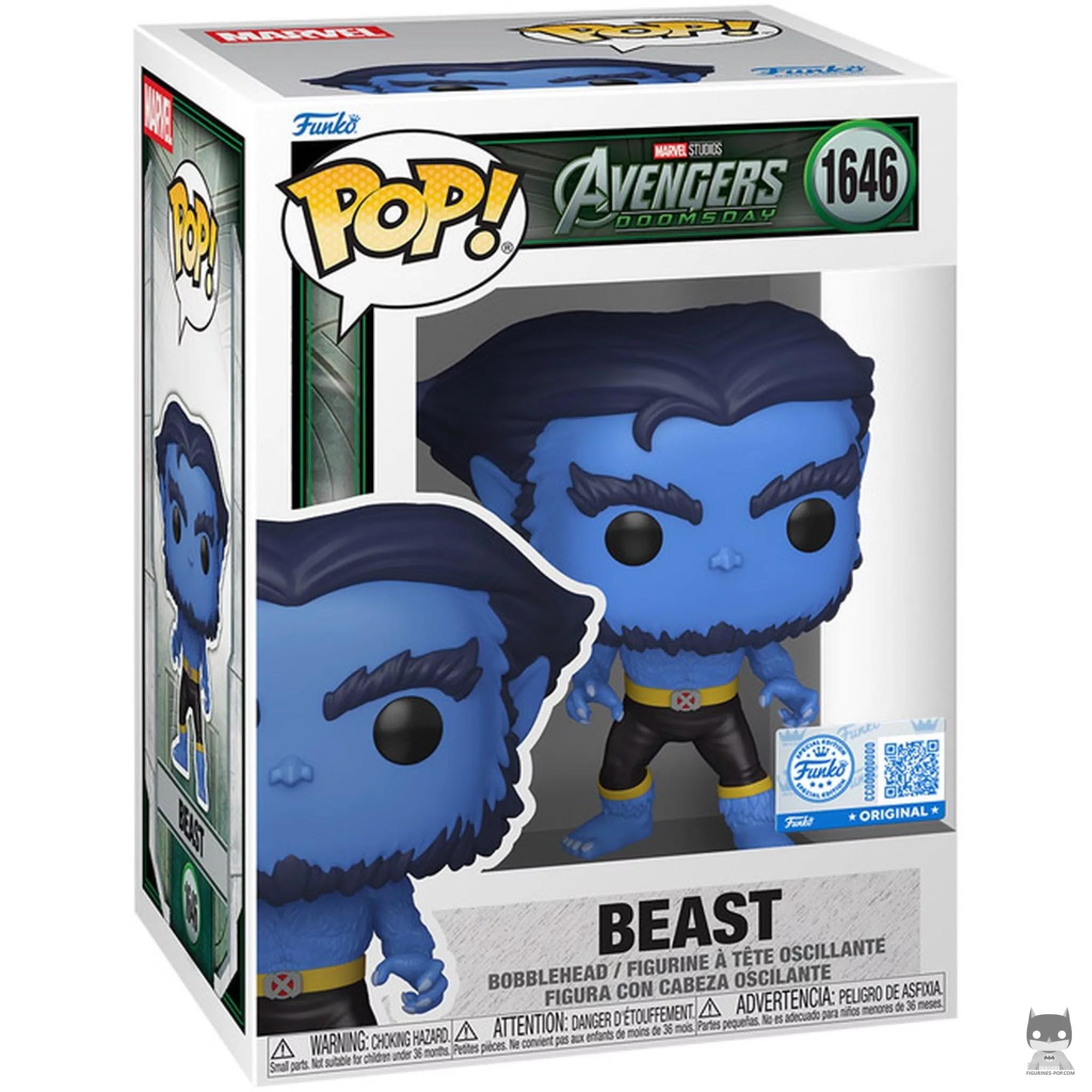 Figura Funko Pop! Bestia en su caja