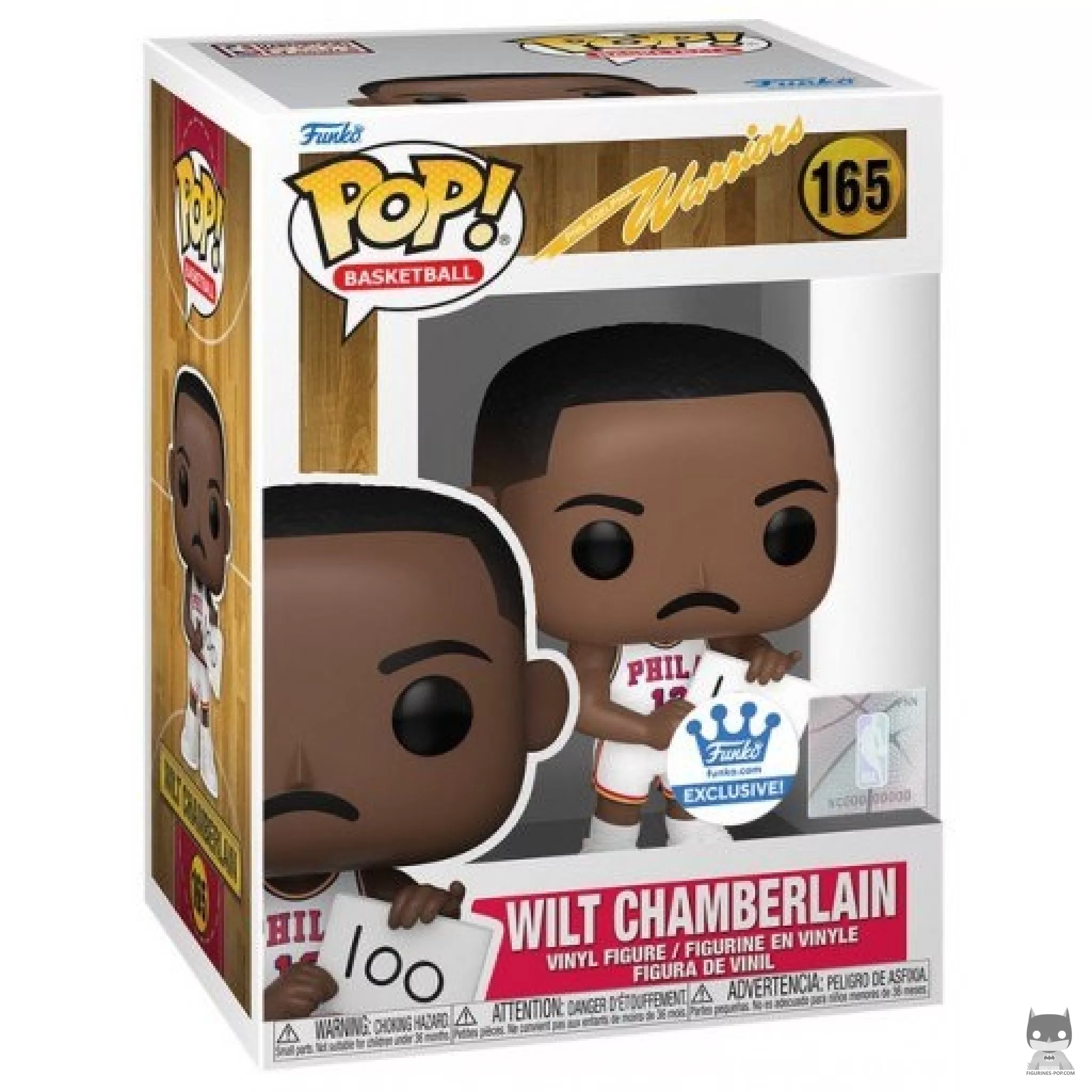 Figura Funko Pop! Wilt Chamberlain en su caja