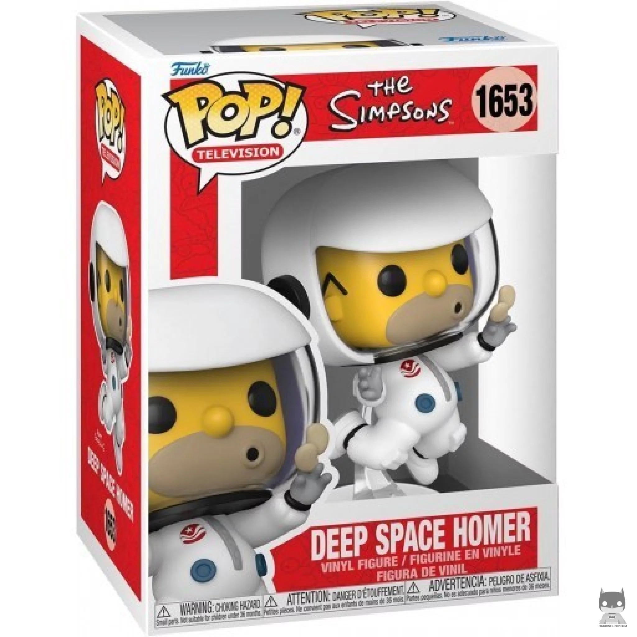 Figura Funko Pop! Homer en el espacio profundo en su caja