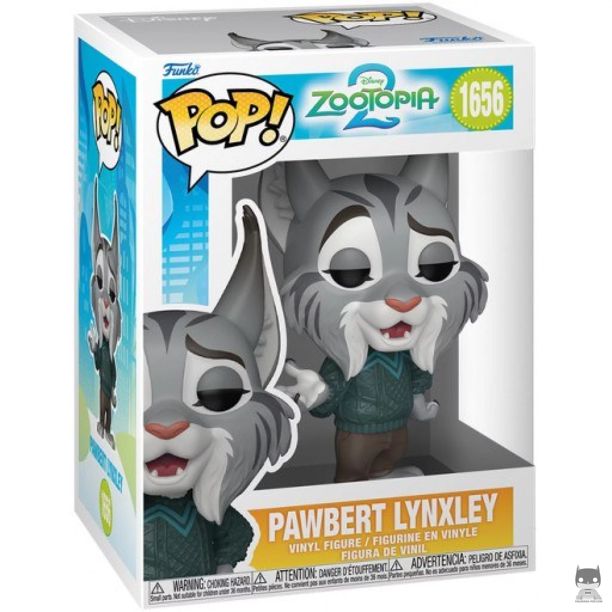 Figura Funko Pop! Pawbert Lynxley en su caja