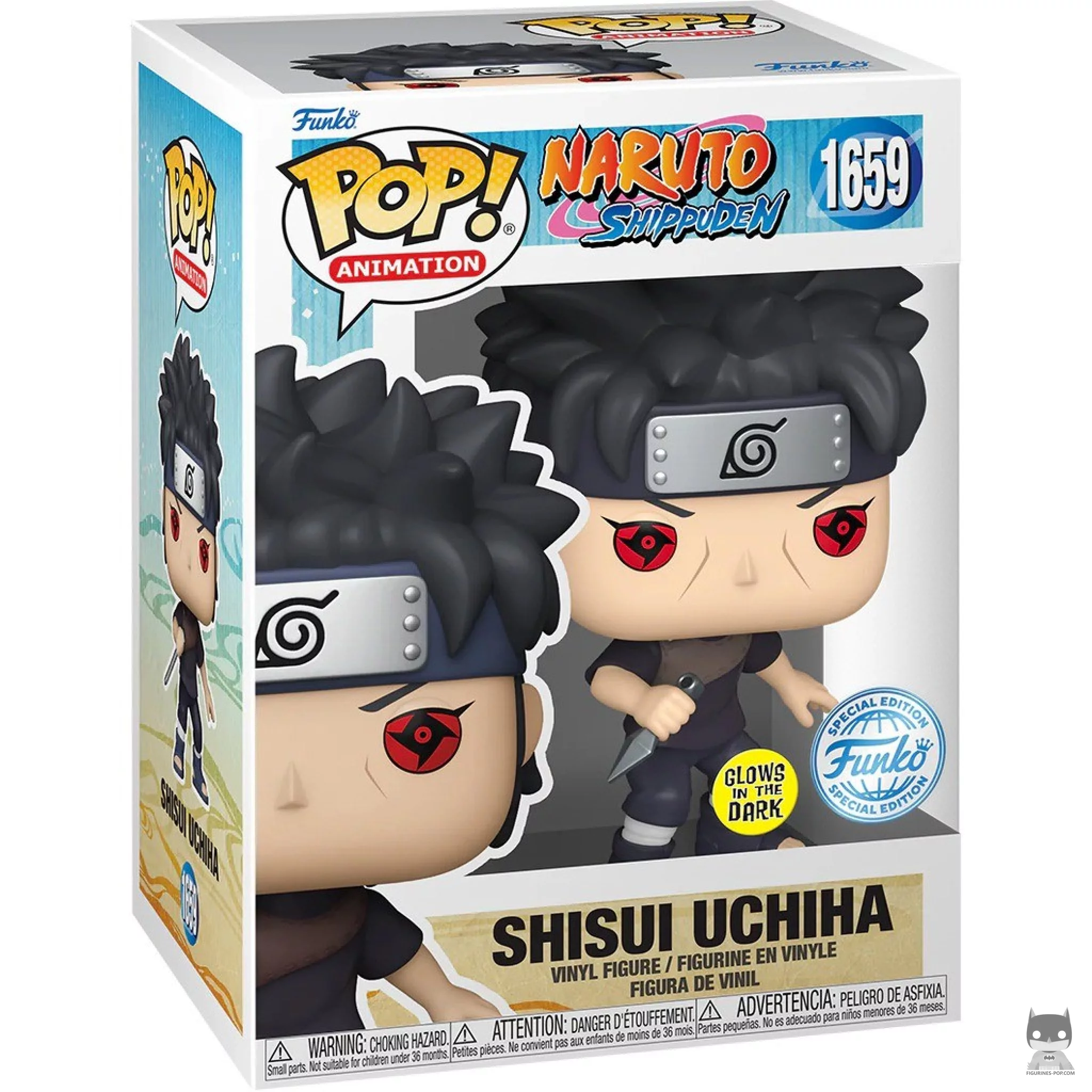 Figura Funko Pop! Shisui Uchiha (Brilla en la oscuridad) (Naruto Shippuden)