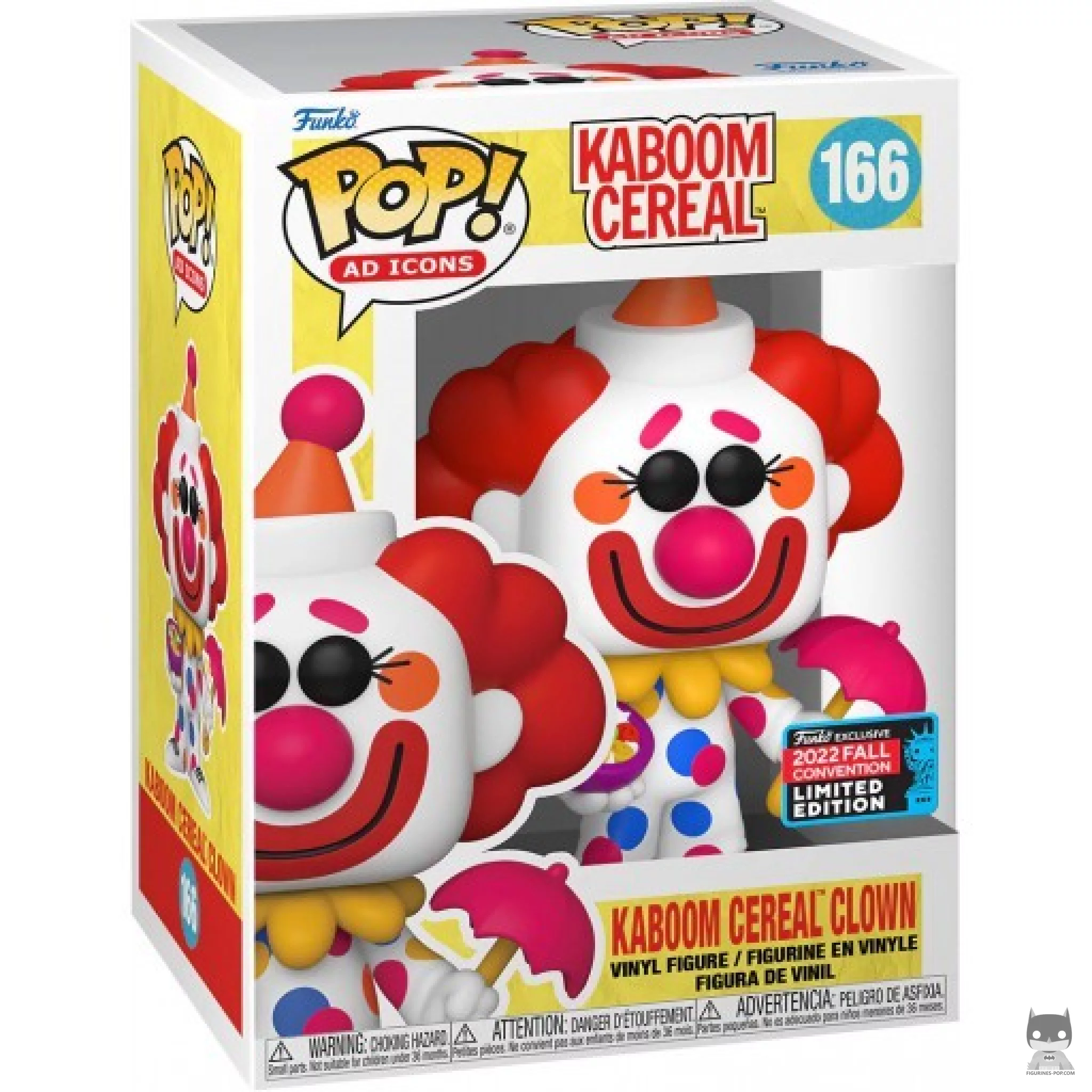 Figura Funko Pop! Payaso de los cereales Kaboom en su caja