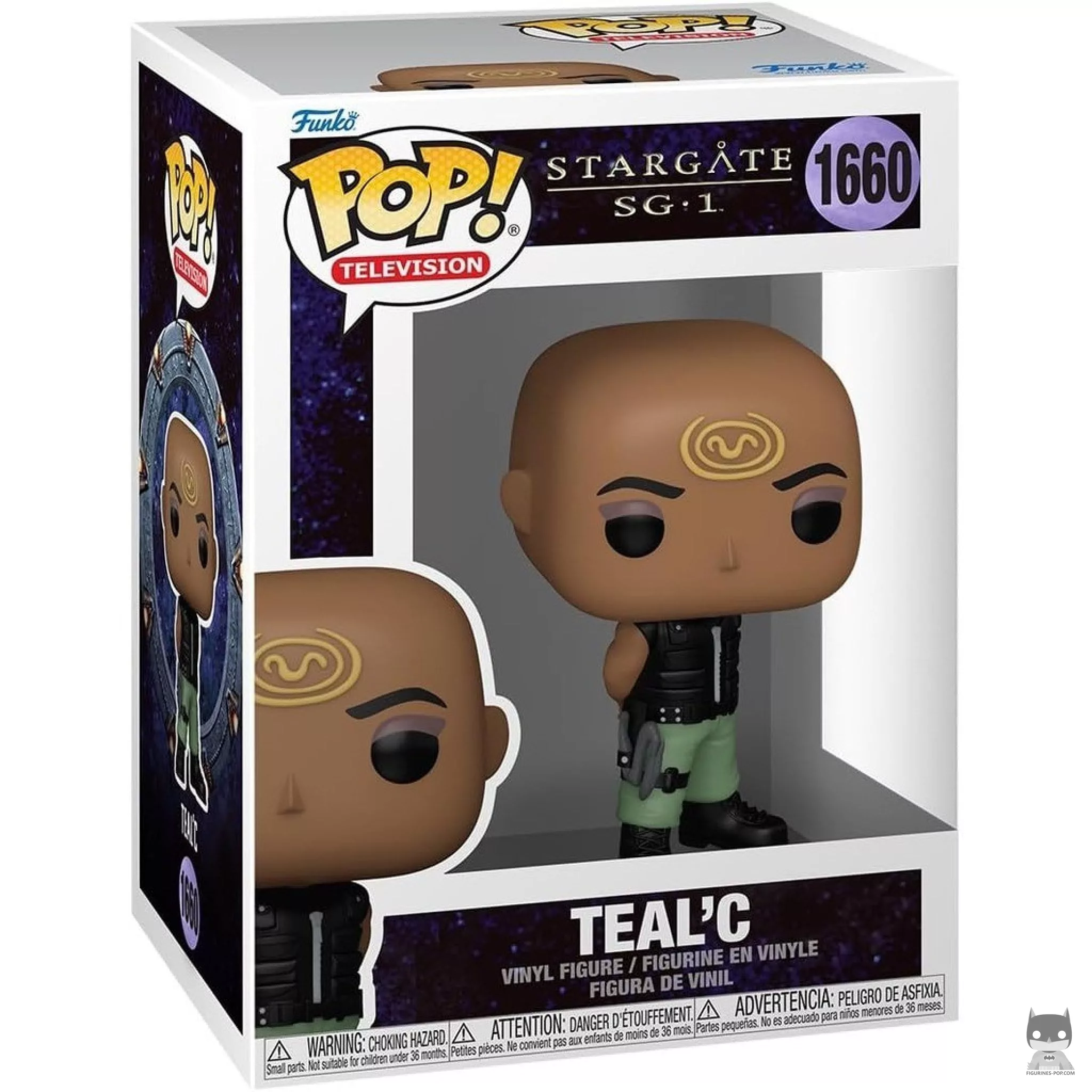 Figura Funko Pop! Teal'c en su caja