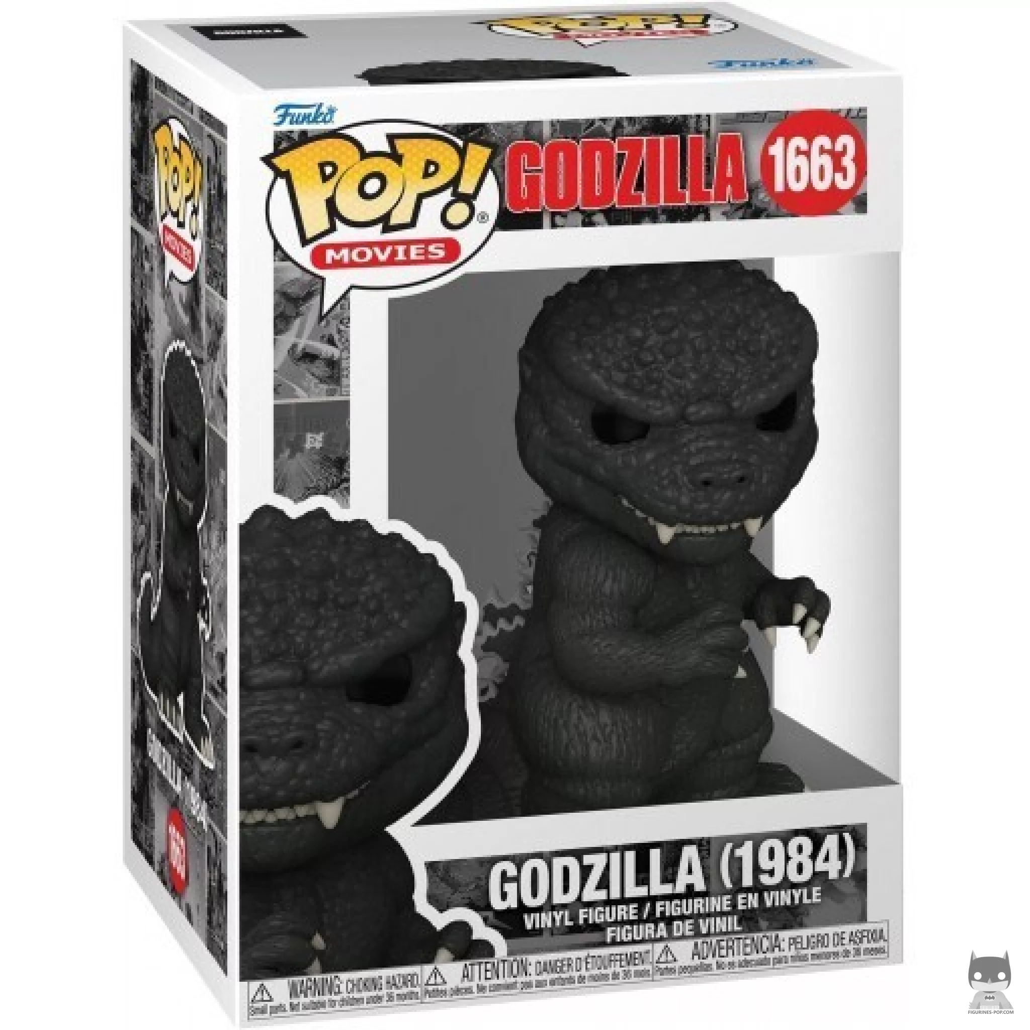 Figura Funko Pop! Godzilla (1984) en su caja