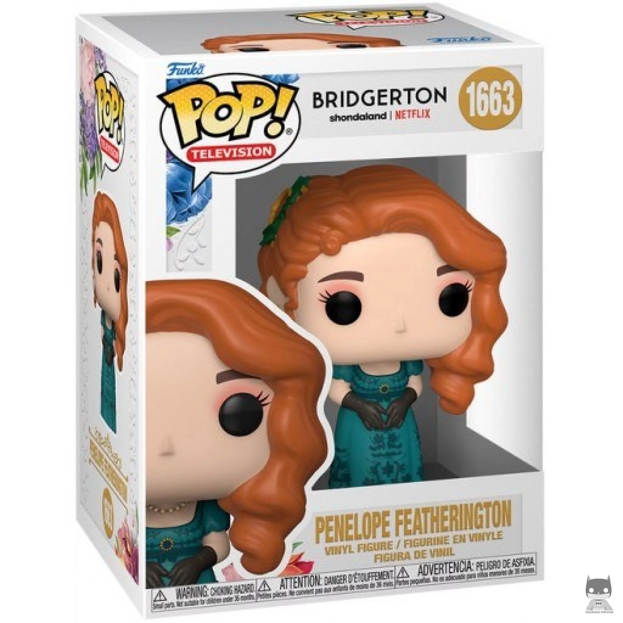 Figura Funko Pop! Penelope Featherington en su caja