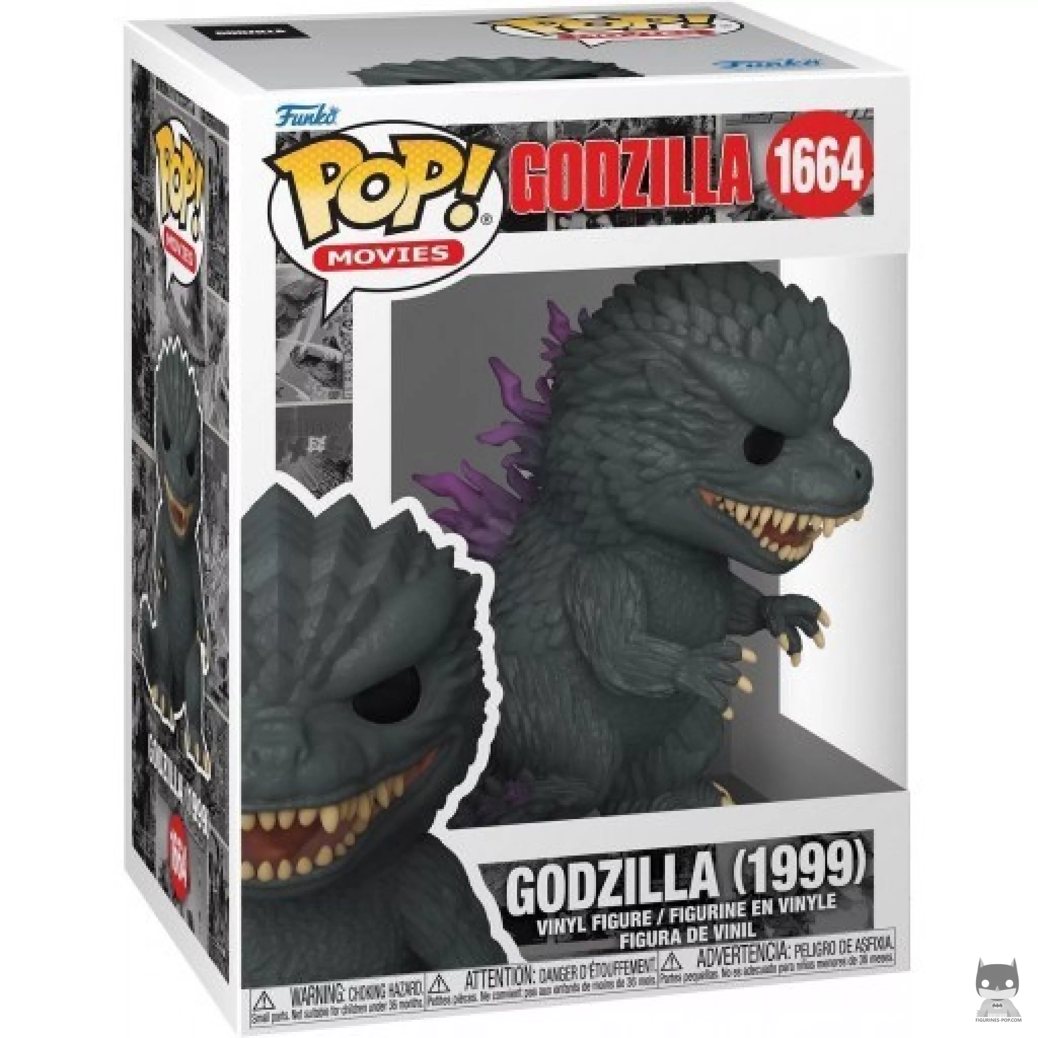 Figura Funko Pop! Godzilla (1999) en su caja