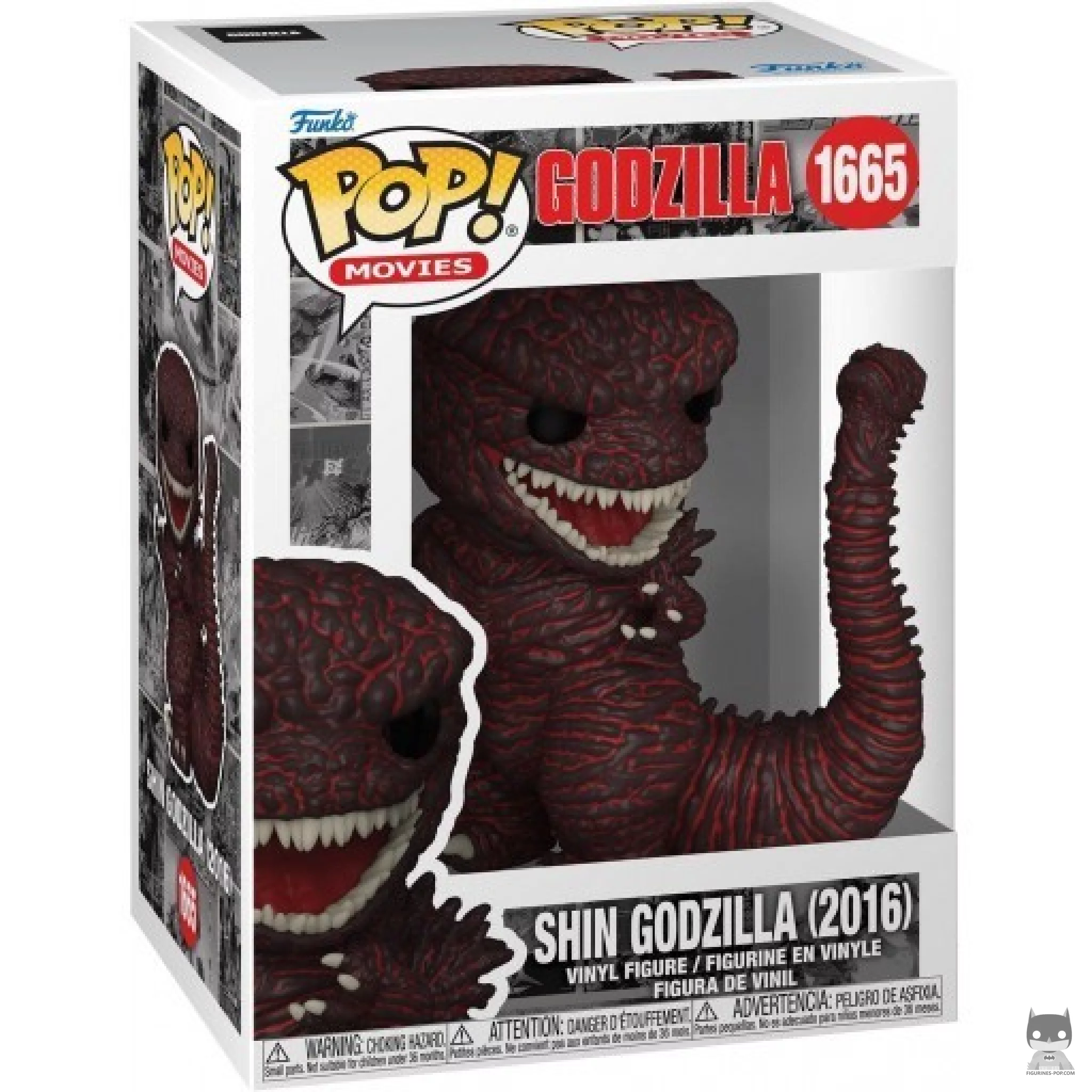 Figura Funko Pop! Godzilla (2016) en su caja