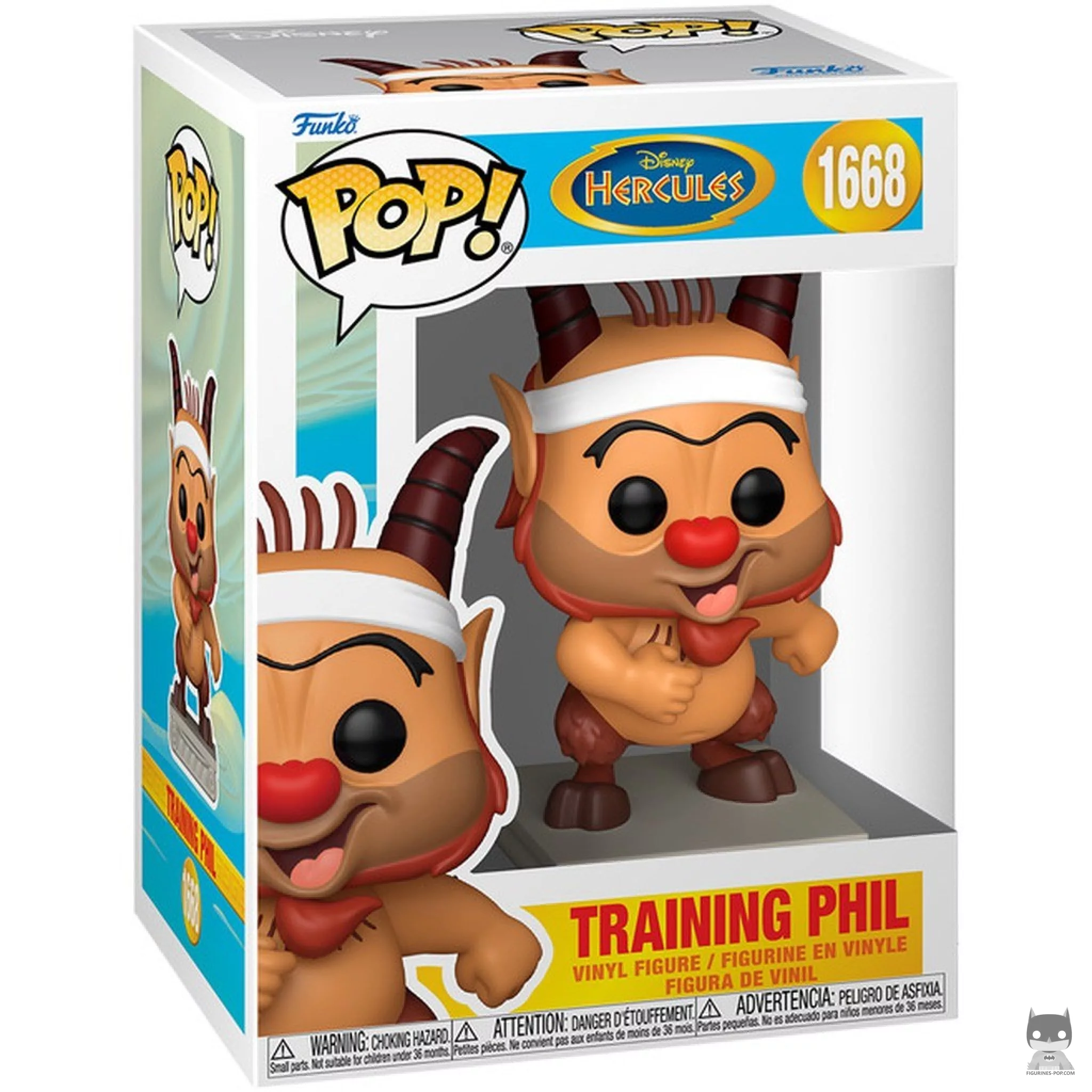 Figura Funko Pop! Phil entrenando en su caja
