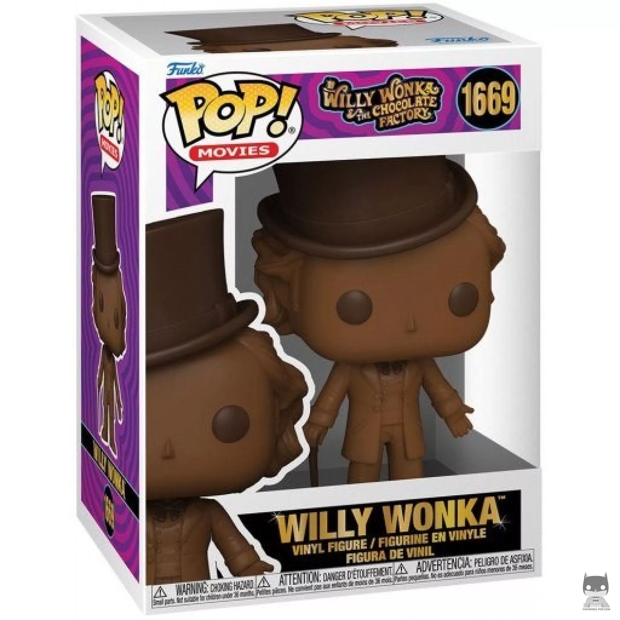Figura Funko Pop! Willy Wonka (Chocolate) en su caja