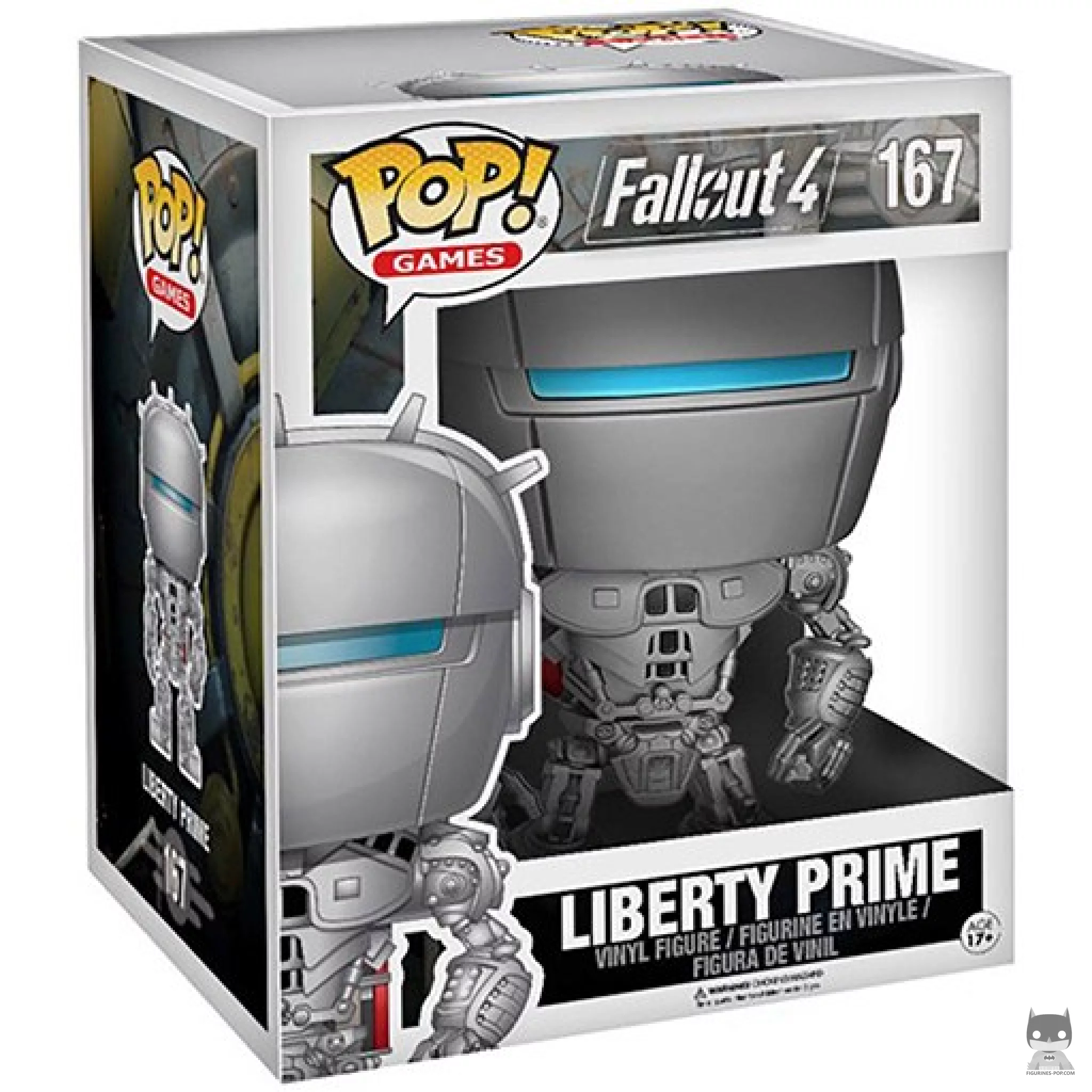 Figura Funko Pop! Liberty Prime (Supersized) en su caja