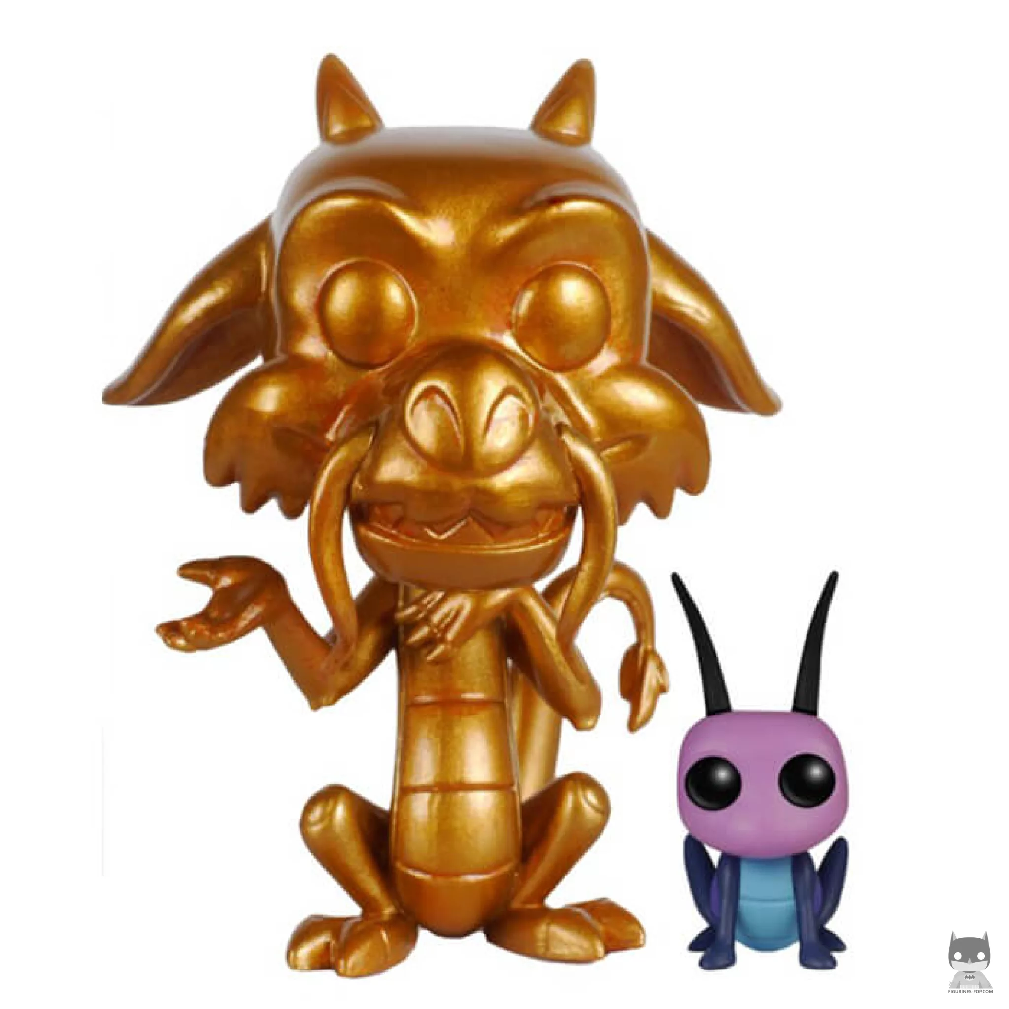 Figura Funko Pop! Mushu (con Cri-Kee) (Metalizado) (Mulán)
